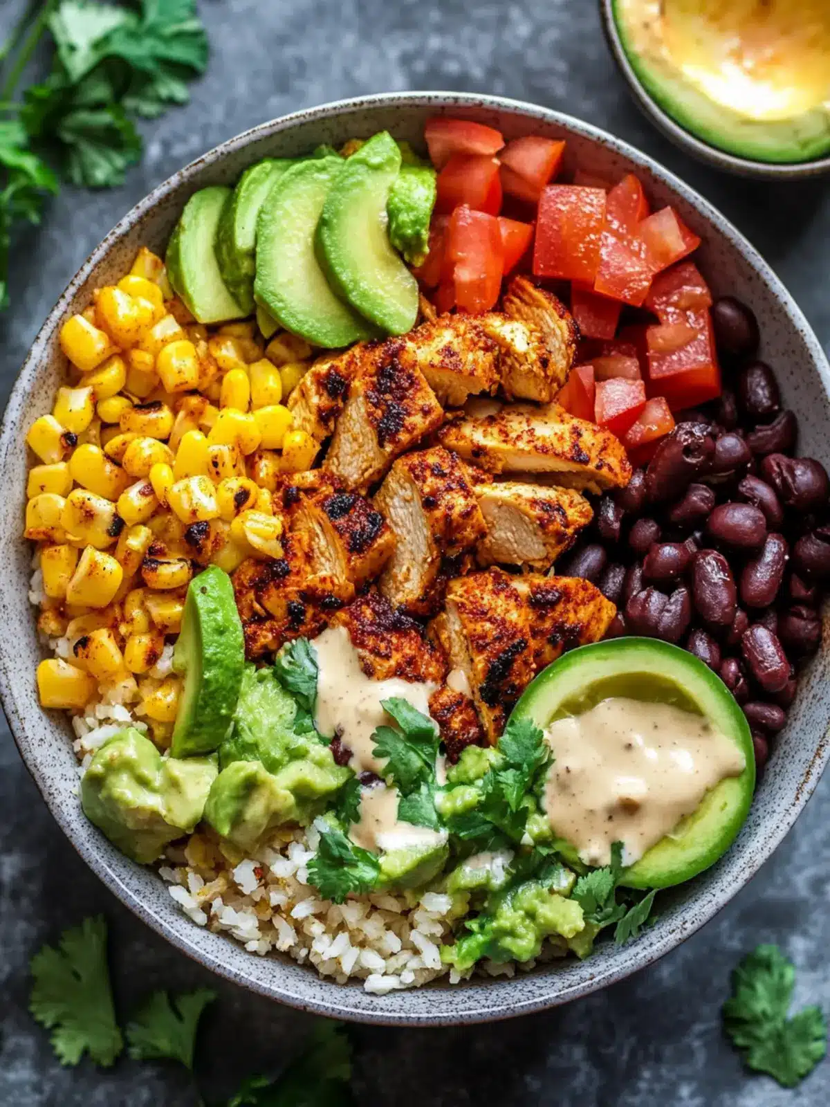 Delicious Healthy Chicken Taco Bowls for Easy Meal Prep 3 Healthy Chicken Taco Bowls