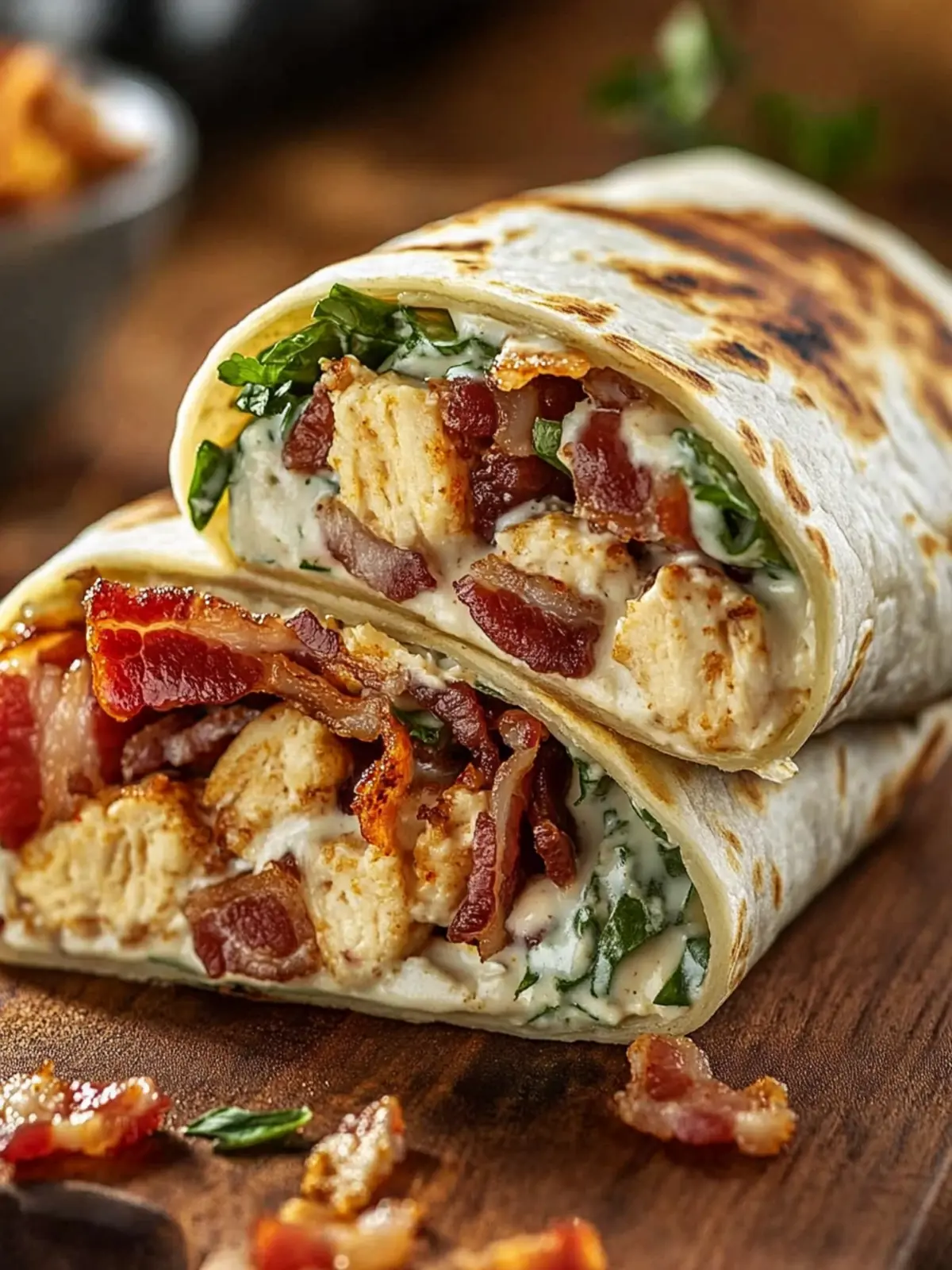 Deliciously Crunchy Bacon Ranch Wraps for the Perfect Bite 4 Crunchy Bacon Ranch Wrap