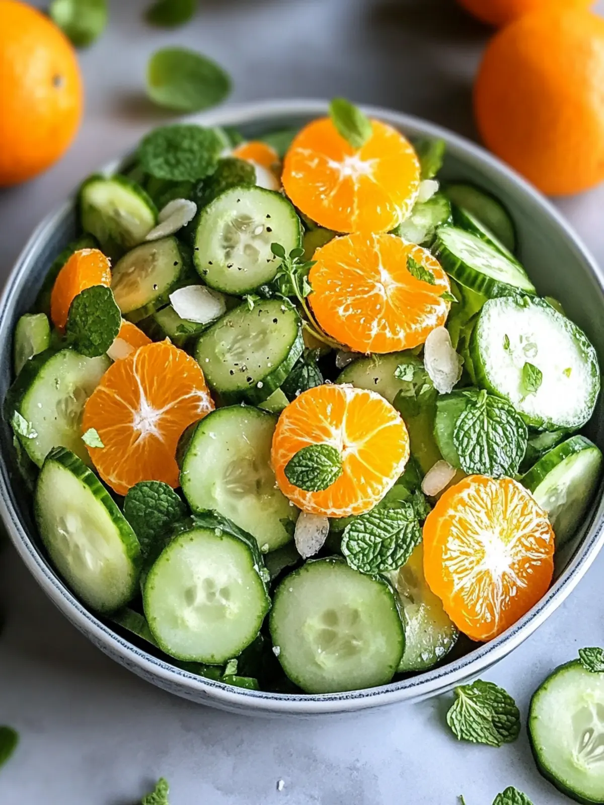 Vibrant Irish Flag Clementine Cucumber Salad to Brighten Meals 2 Irish Flag Clementine Cucumber Salad