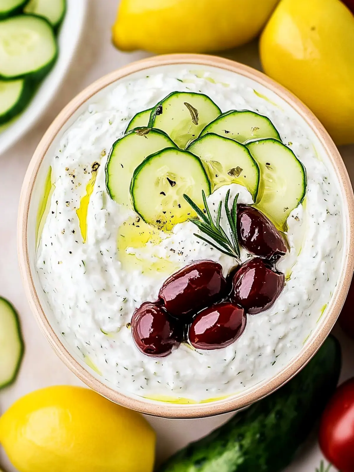 Creamy Greek Tzatziki Sauce You'll Crave in 10 Minutes 3 Greek Tzatziki Sauce (Cucumber Sauce)