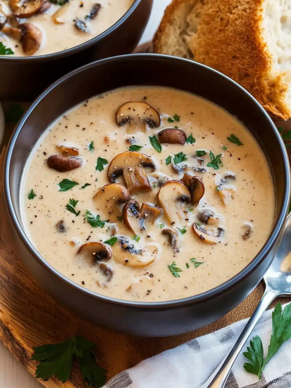 Cream of Mushroom Soup: Comforting Goodness in Every Spoon 2 Cream of Mushroom Soup