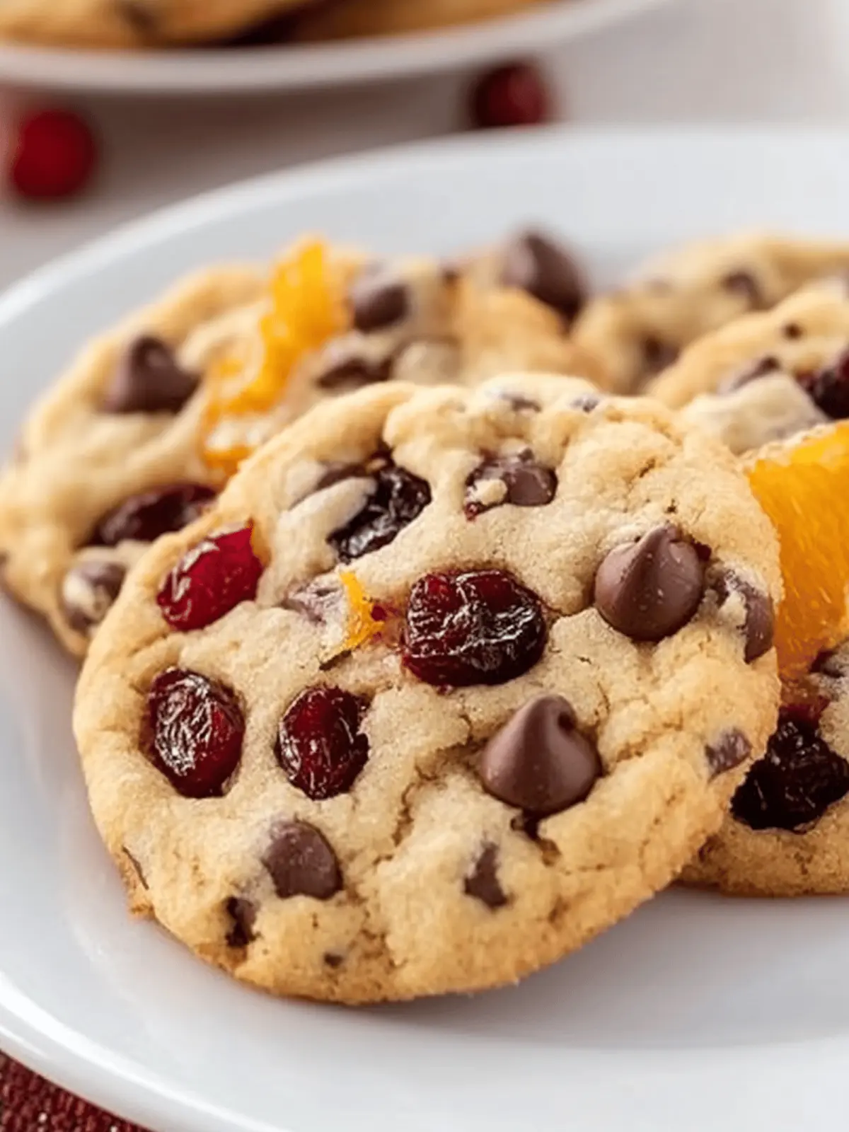 Irresistible Orange Cranberry Chocolate Chip Cookies Delight 4 Orange Cranberry Chocolate Chip Cookies