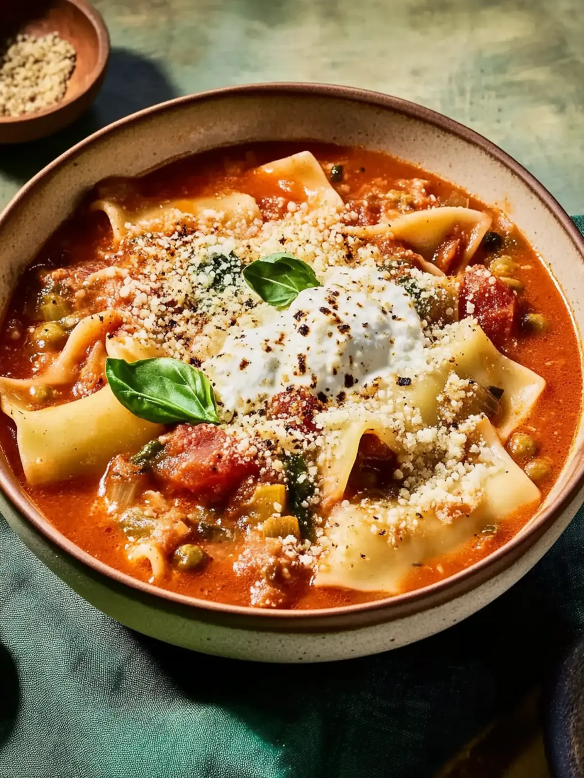 Cheesy Crockpot Lasagna Soup That Will Warm Your Soul 3 Crockpot Lasagna Soup