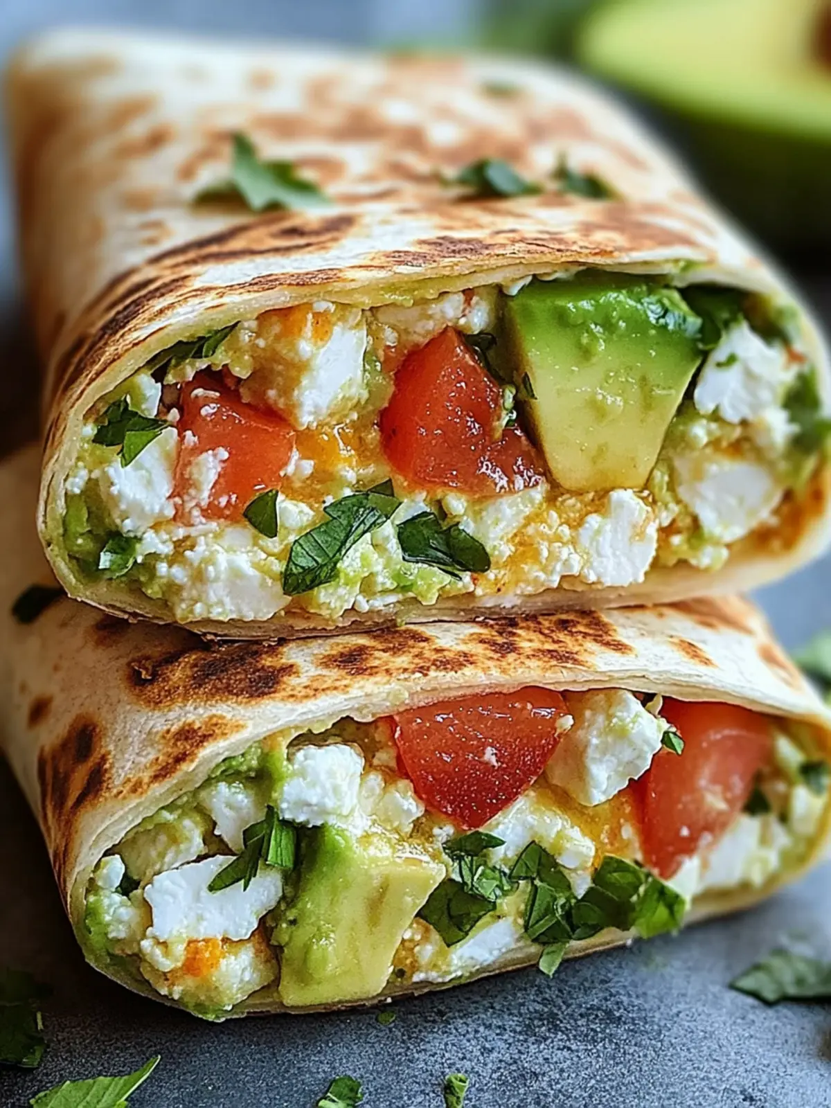 High-Protein Breakfast Wrap with Cottage Cheese & Avocado Bliss 3 High-Protein Breakfast Wrap with Cottage Cheese and Avocado
