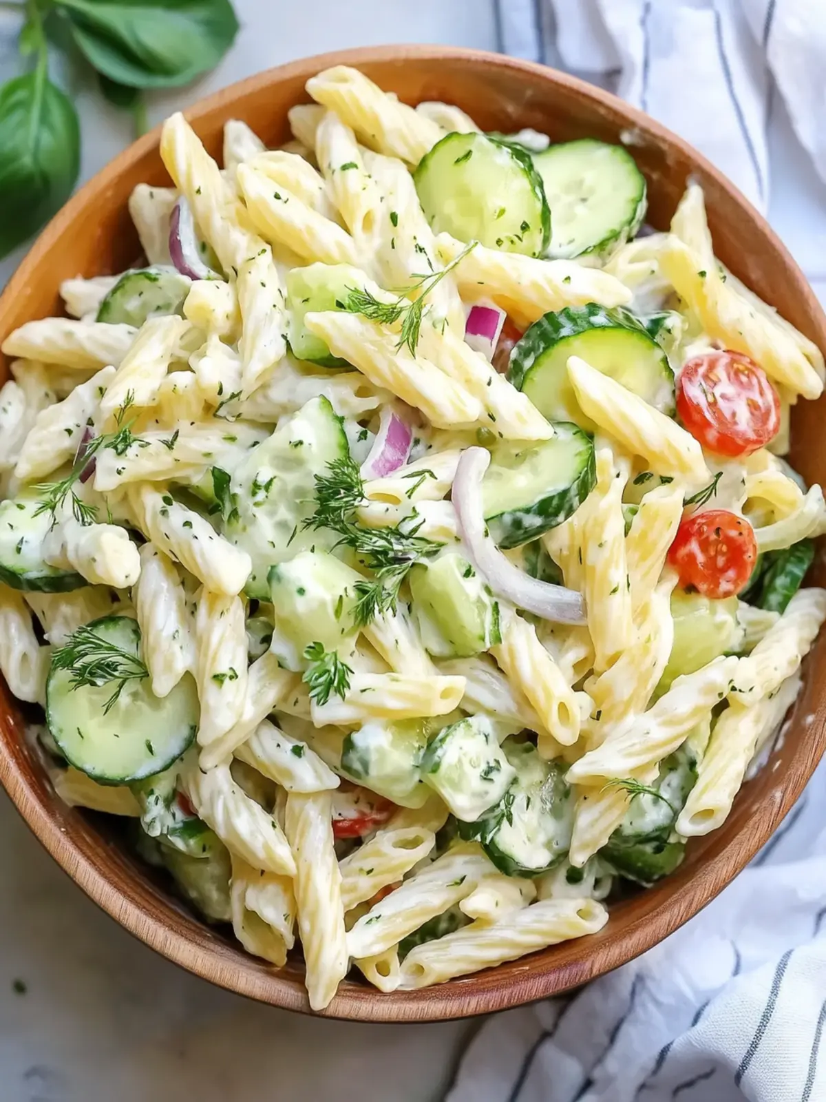 Healthy Cucumber Pasta Salad for Refreshing Summer Meals 4 Healthy Cucumber Pasta Salad