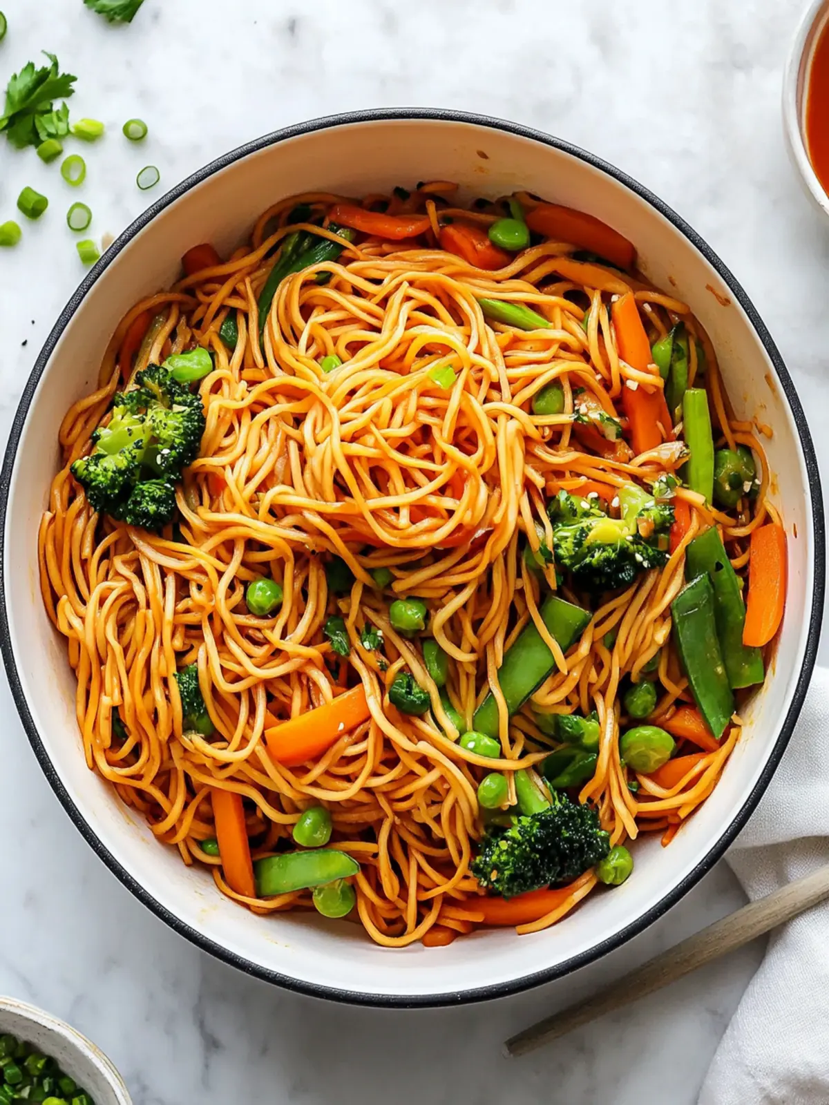 20-Minute Vegetable Lo Mein: Quick, Colorful & Completely Delicious 4 Vegetable Lo Mein