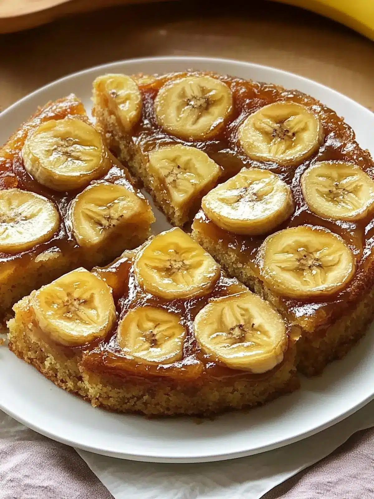 Irresistibly Moist Homemade Banana Upside-Down Cake Recipe 2 Homemade Banana Upside-Down Cake