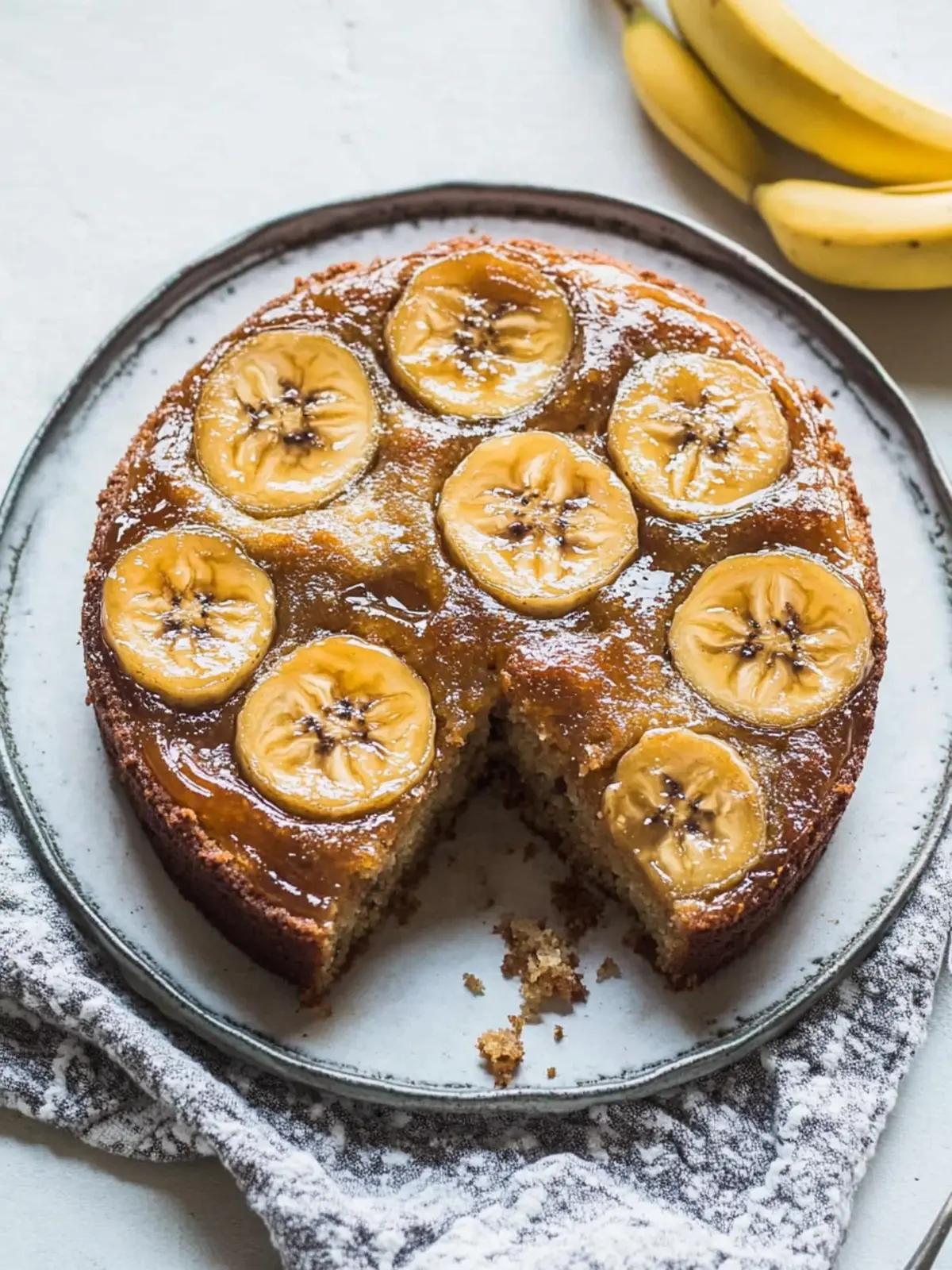 Deliciously Moist Upside-Down Banana Bread Cake Recipe 3 Upside-Down Banana Bread Cake