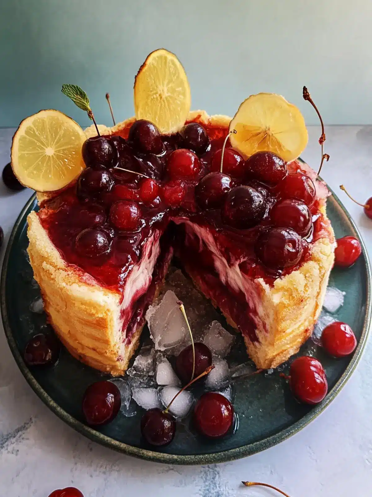 Cherry Karpatka: Delight in This Polish Layered Dessert 2 Cherry Karpatka