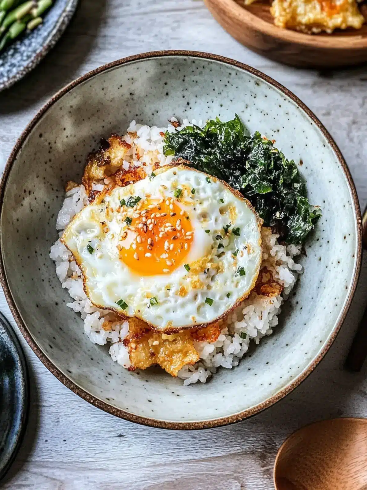 Savory Gyeran Bap: Quick Korean Fried Egg Rice Bliss 3 Gyeran Bap (Korean Fried Egg Rice)