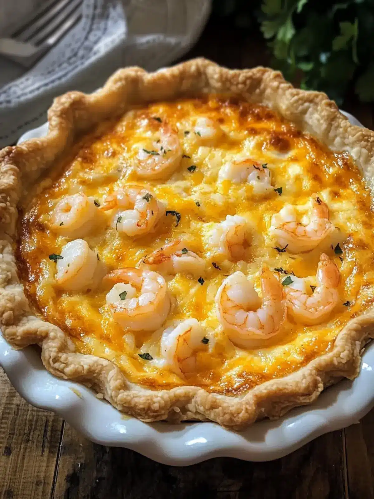 Florida Shrimp Cheddar Pie: Comfort Food at Its Best 4 Florida Shrimp Cheddar Pie
