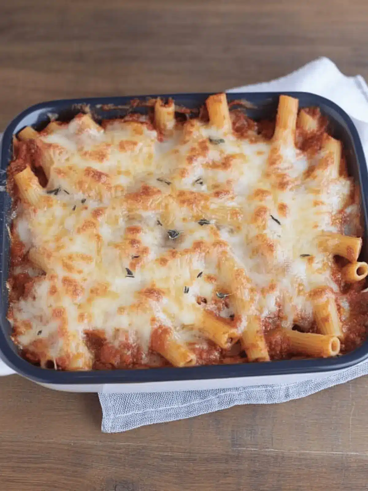 Irresistible Baked Ziti Recipe for Cozy Family Dinners 3 Baked Ziti Recipe