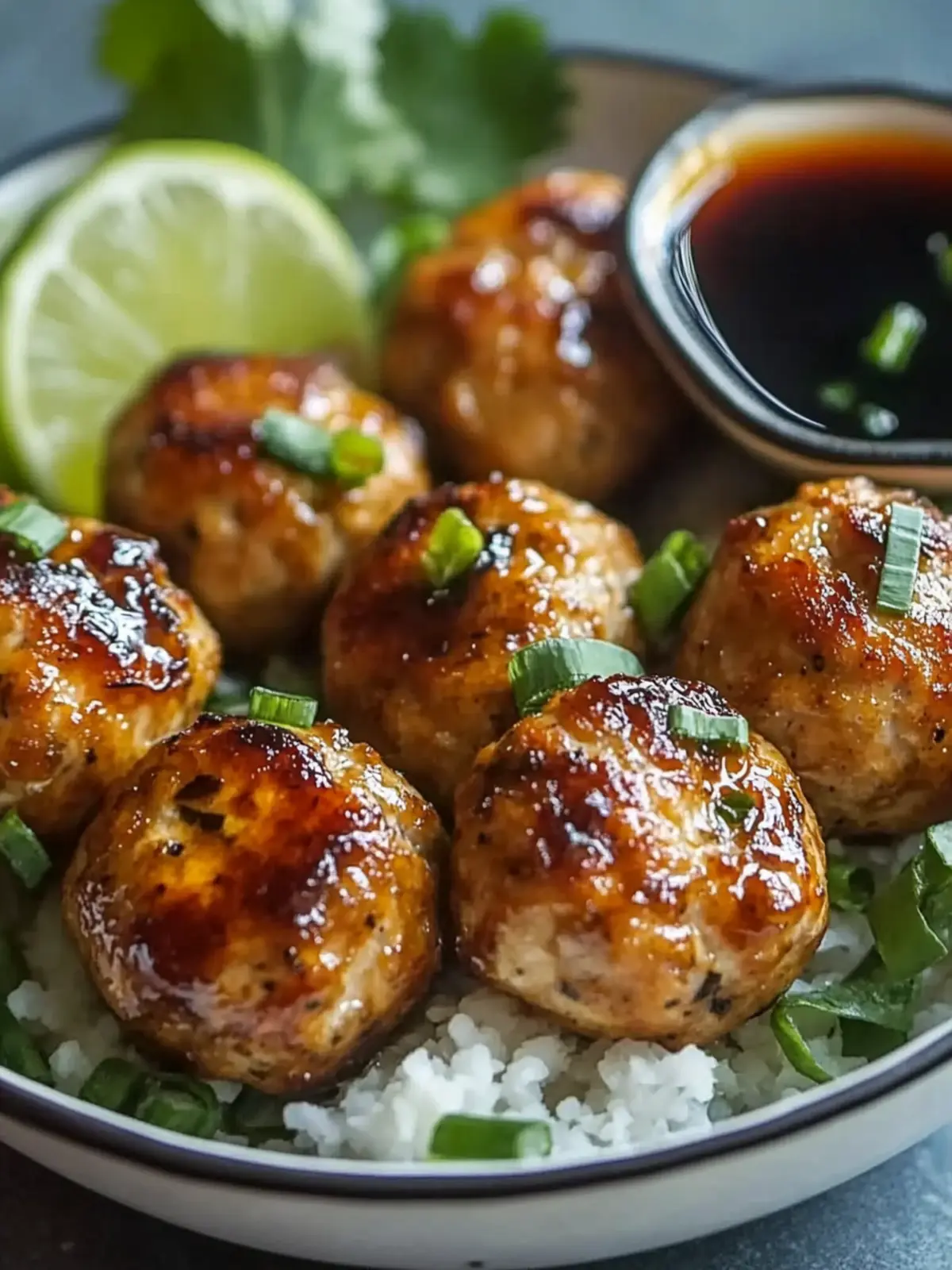 Savory Gingery Salmon Meatballs with a Soy Glaze Recipe 3 Gingery Salmon Meatballs with a Soy Glaze