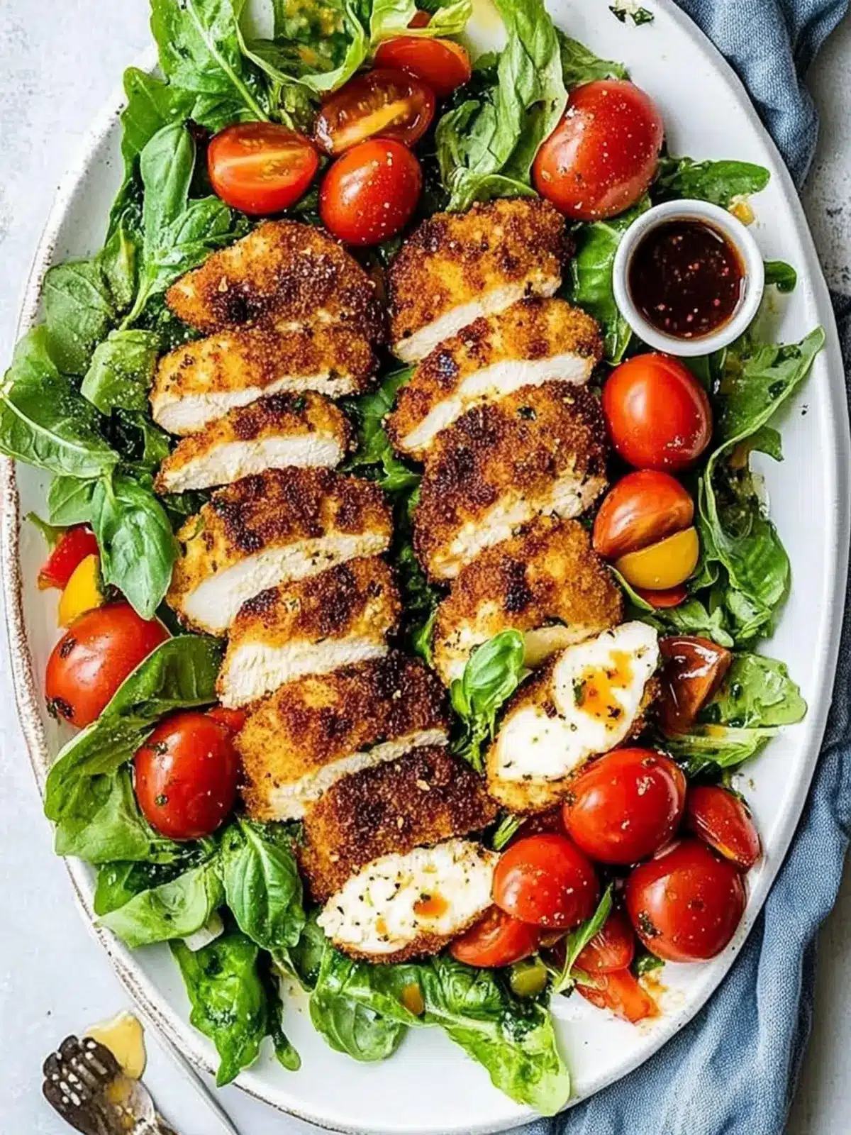 Savor the Flavor: Chicken Cutlet Caprese Salad Delight 4 Chicken Cutlet Caprese Salad