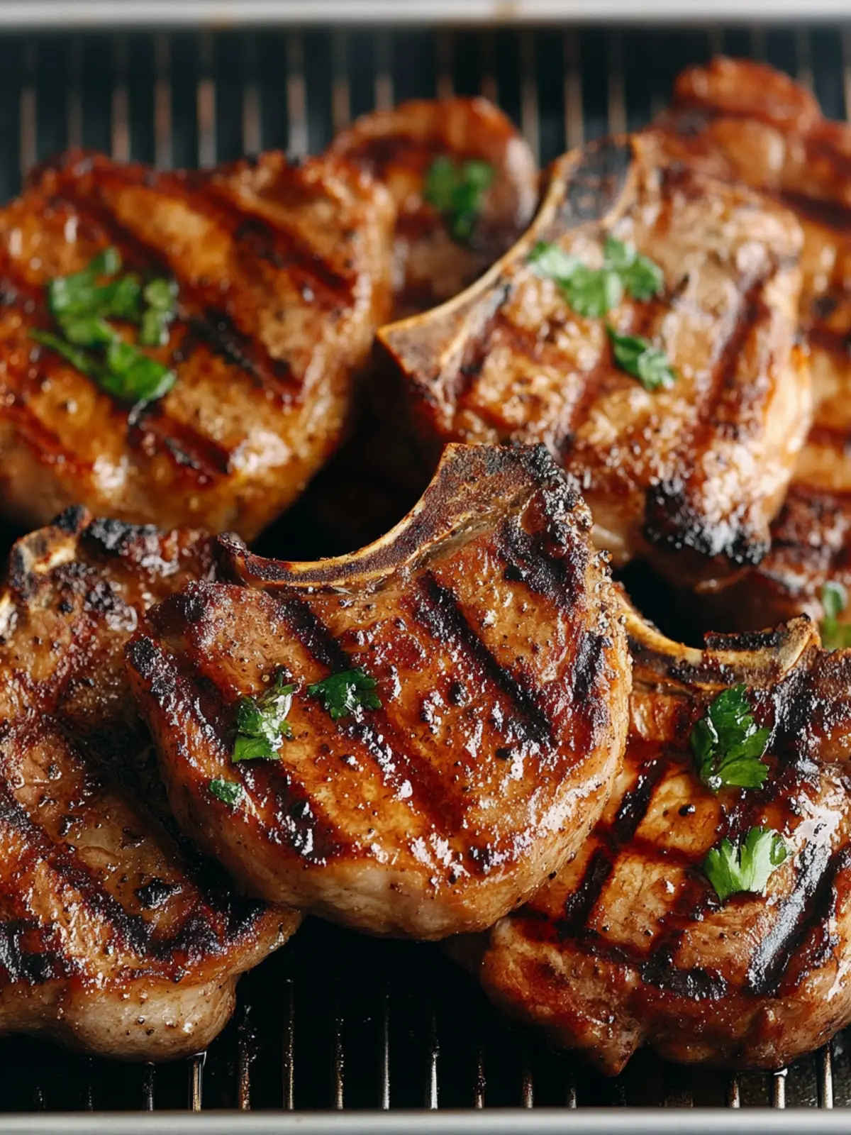 Savor Juicy Grilled Pork Chops with Mexican Flavor Magic 2 Grilled Pork Chops