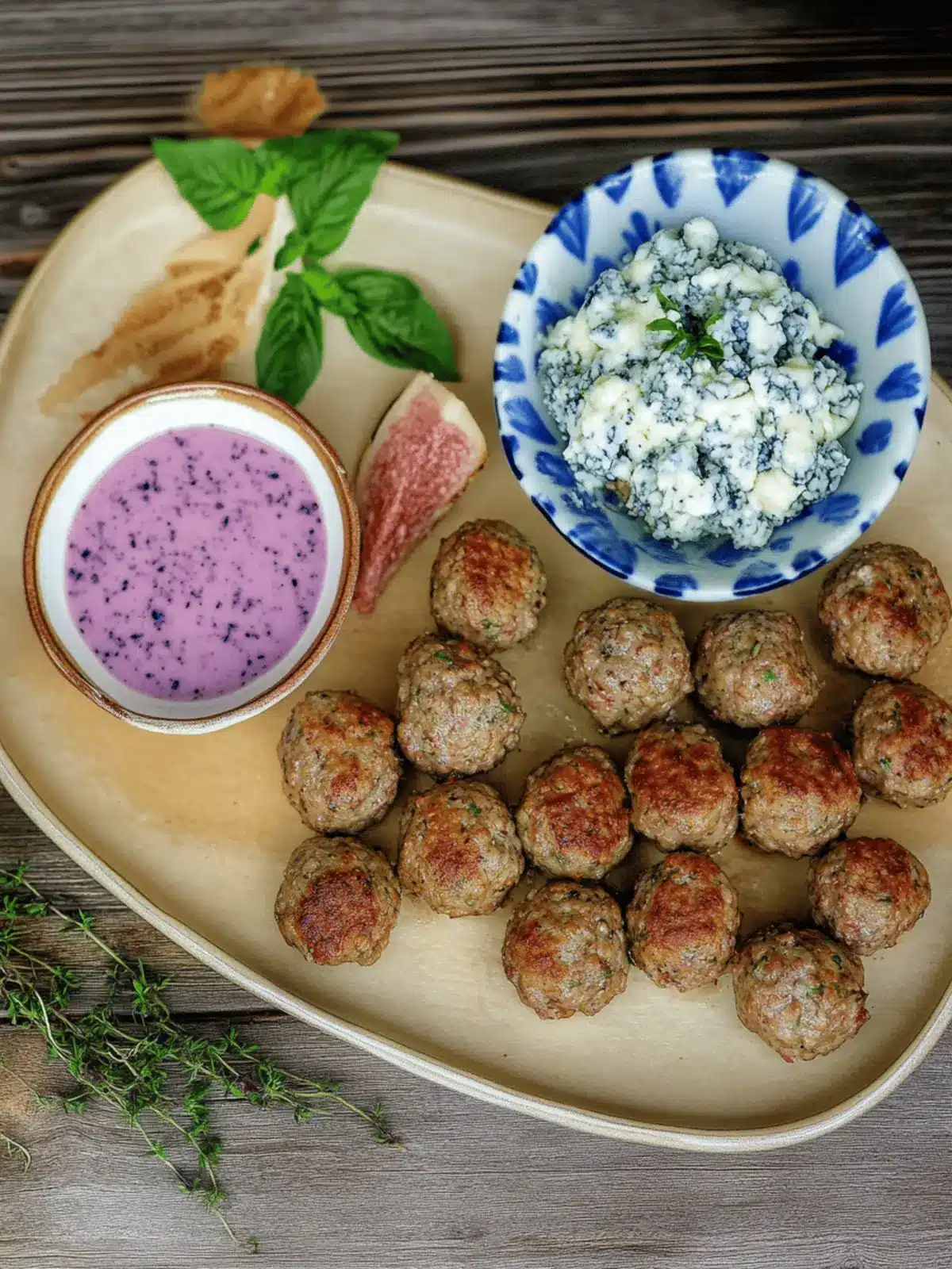 Beef Meatballs with Blue Cheese and Horseradish You ll Love 4 Beef Meatballs with Blue Cheese and Horseradish