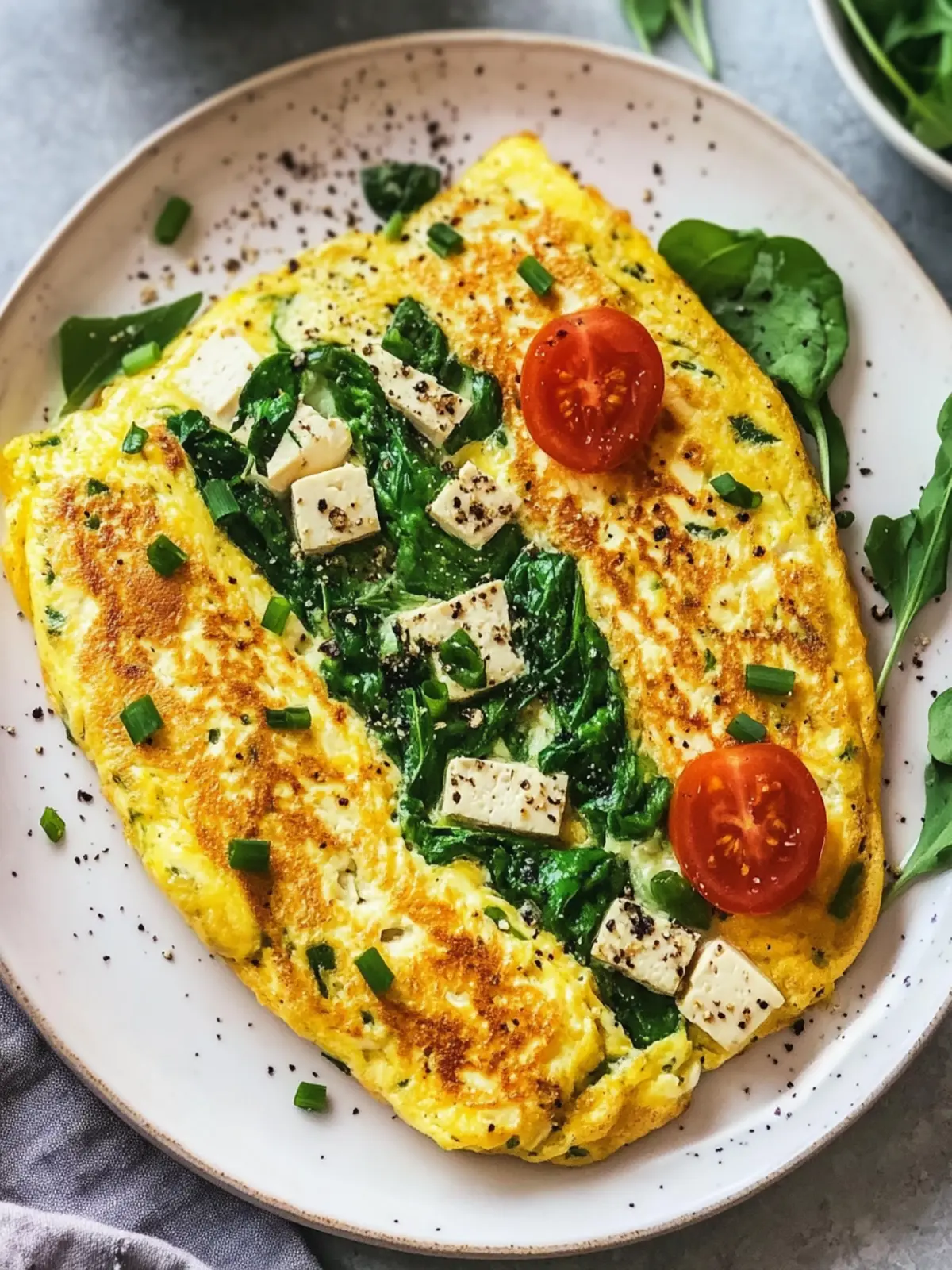 Delicious Quick Vegan Tofu Omelette for a Healthy Breakfast 2 Quick Vegan Tofu Omelette