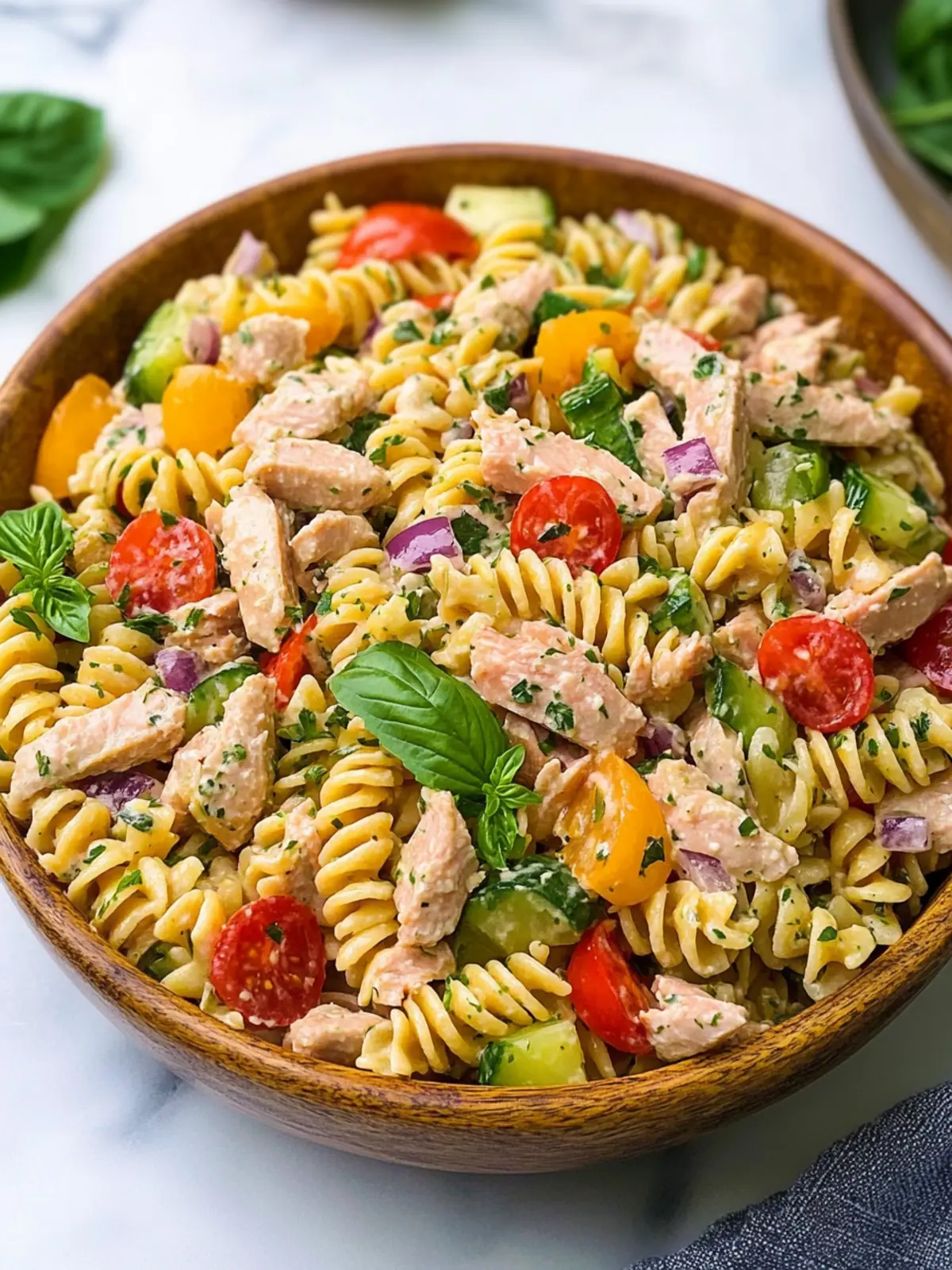 Zesty Tuna Pasta Salad for a Quick Mediterranean Twist 4 Tuna Pasta Salad