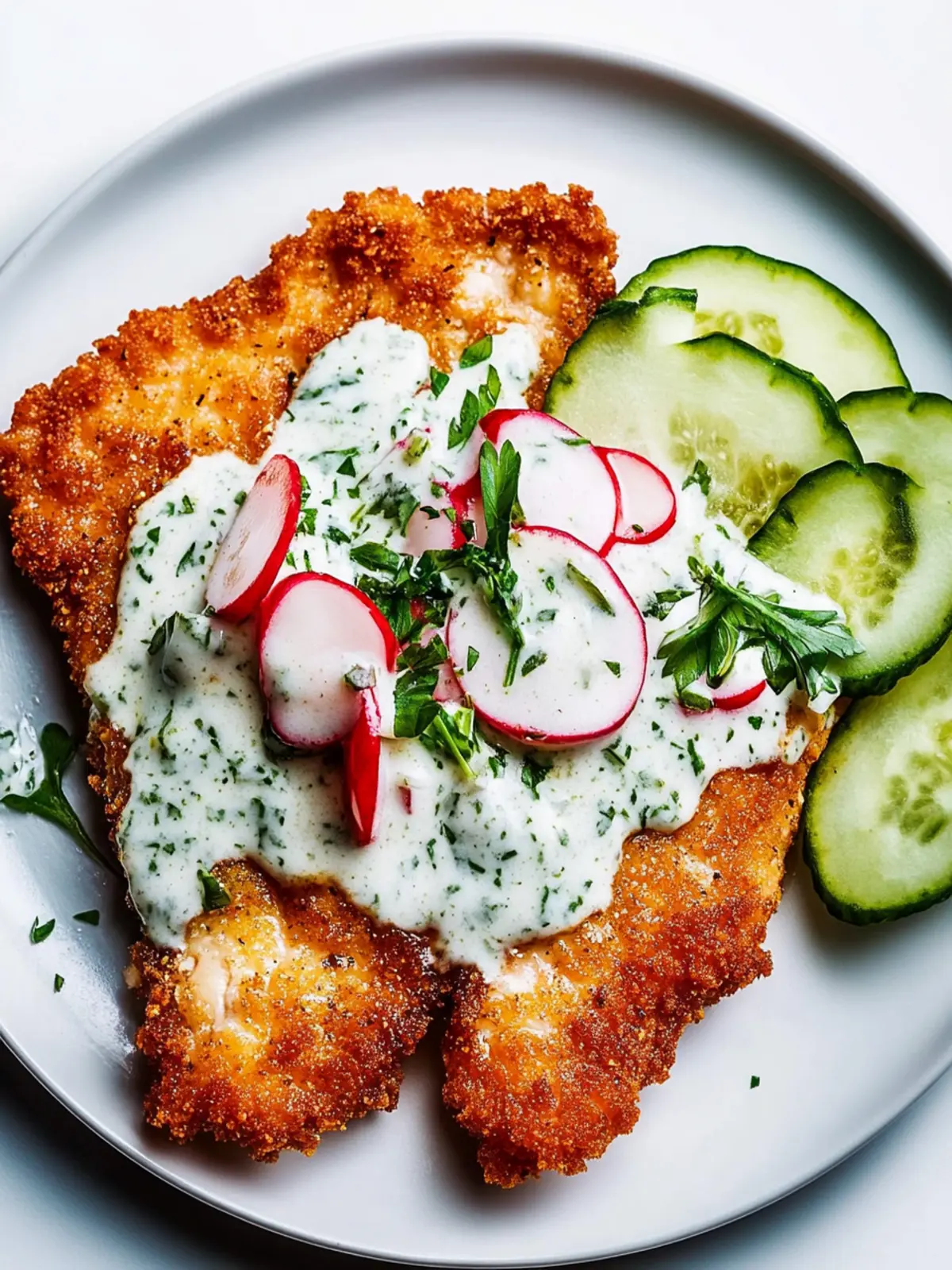 Crispy Chicken Milanesa With Maggi Ranch Sauce for Dinner Bliss 3 Chicken Milanesa With Maggi Ranch Sauce