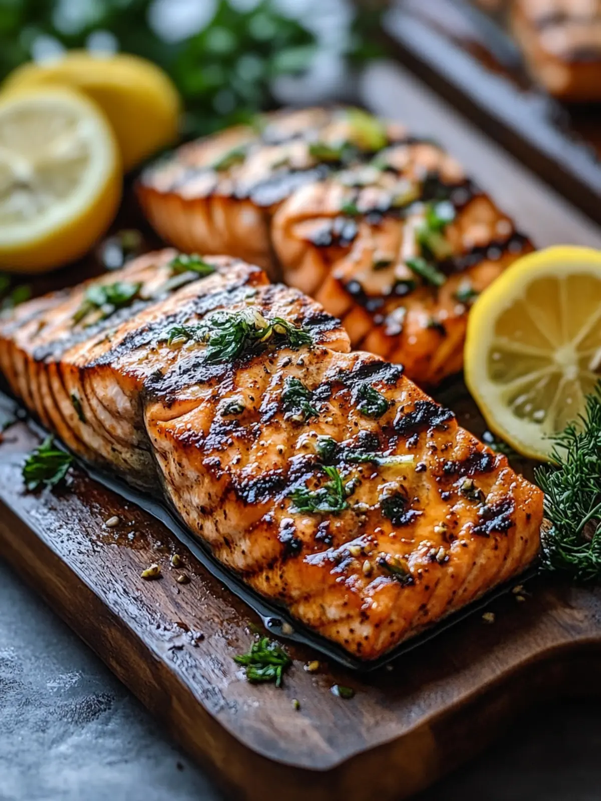Grilled Salmon with Lemon: Zesty Flavor in 20 Minutes! 3 Grilled Salmon with Lemon