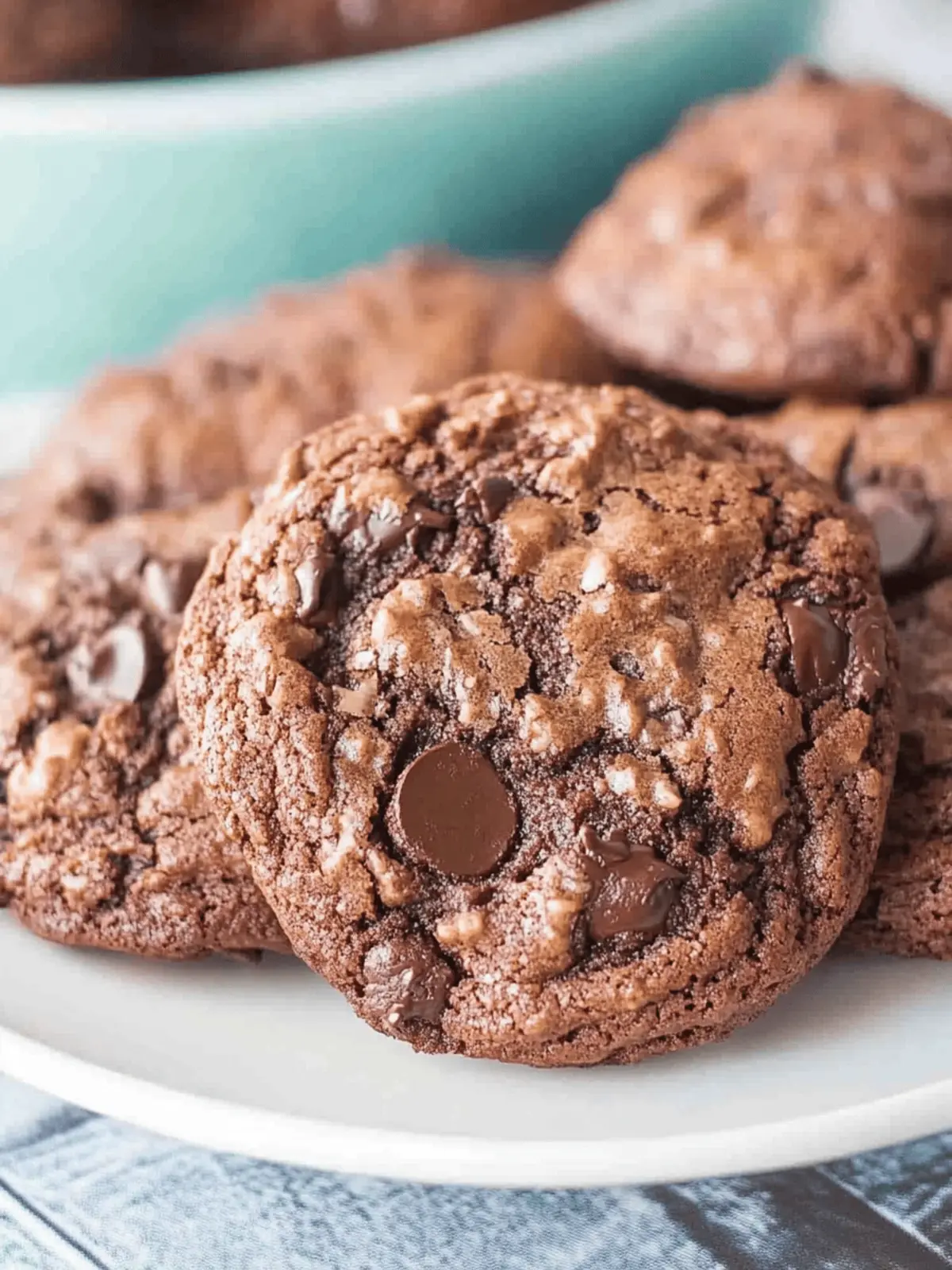 Decadent Double Chocolate Chip Cookies That Melt in Your Mouth 4 Double Chocolate Chip Cookies
