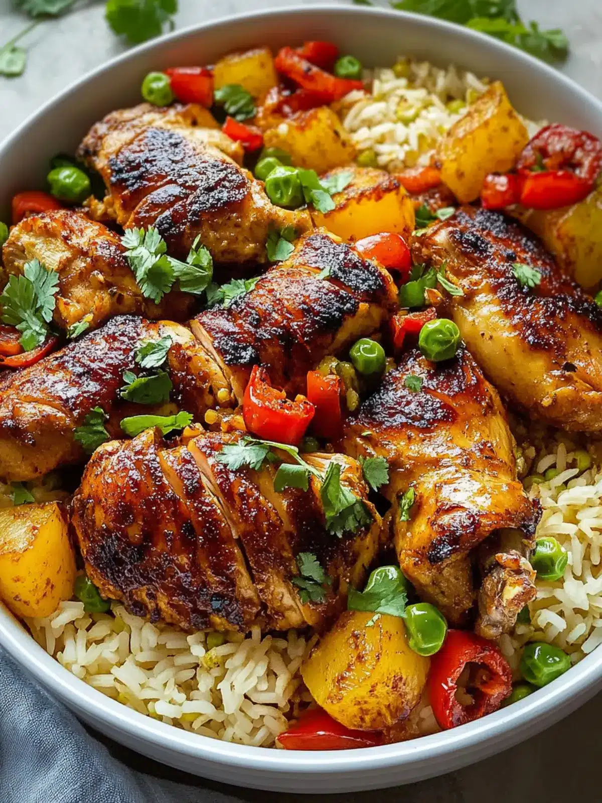 Caribbean Chicken and Rice: A Flavorful Family Favorite 3 Caribbean Chicken and Rice