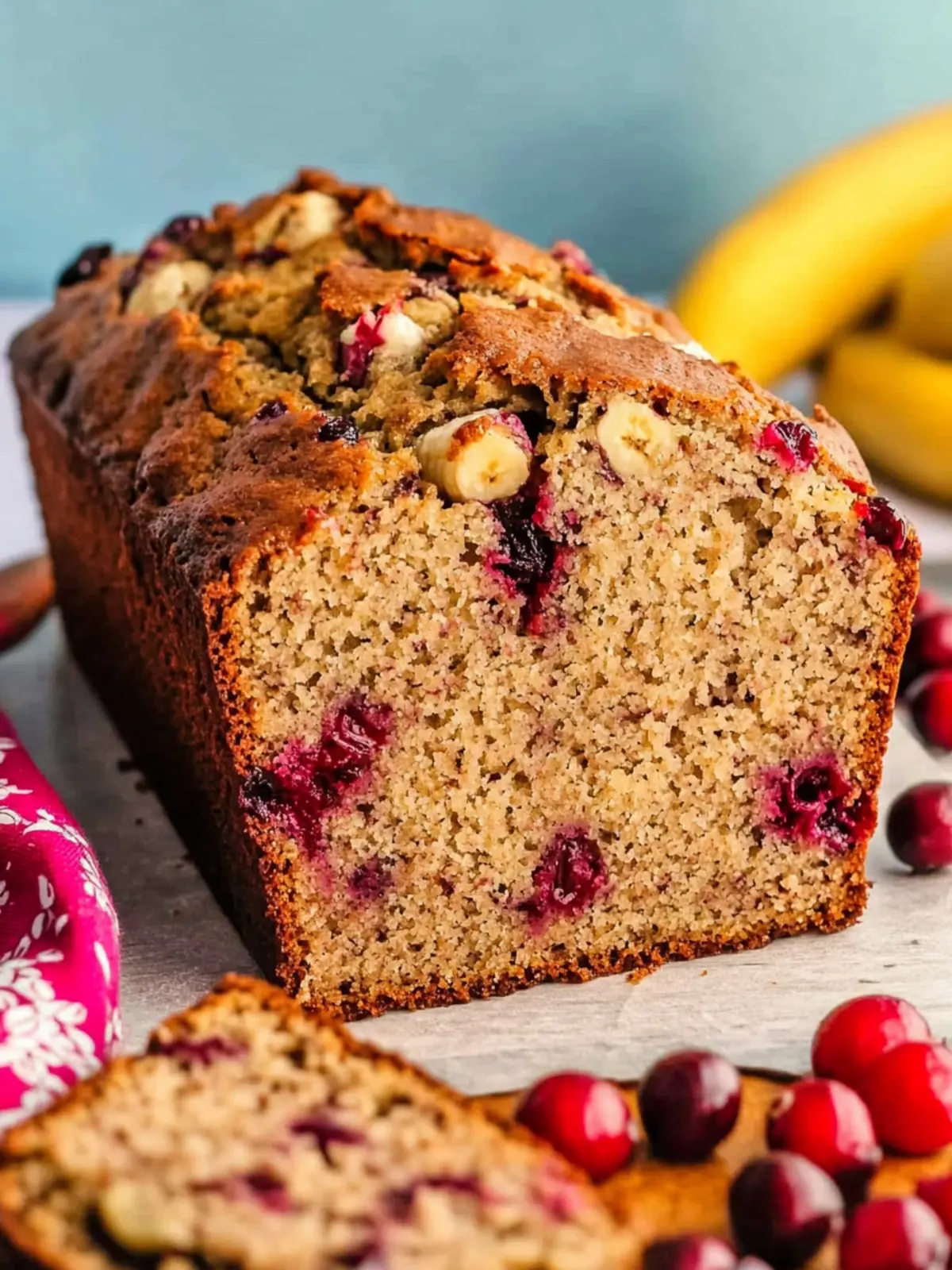 Easy Cranberry Banana Bread Recipe: Moist Perfection at Home 3 Easy Cranberry Banana Bread Recipe