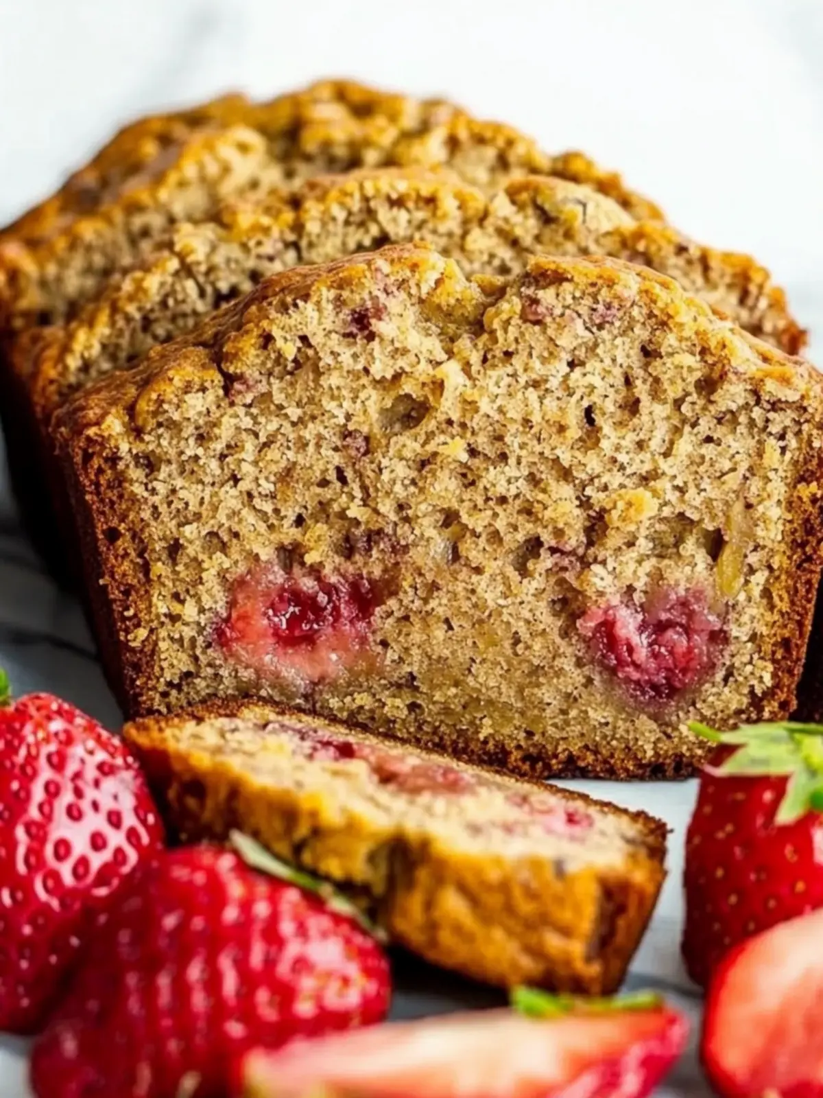 Irresistibly Moist Strawberry Banana Bread You'll Love 2 Strawberry Banana Bread
