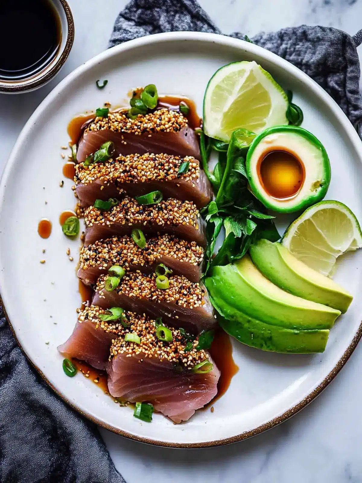 Sesame-Crusted Sashimi Tuna: Quick, Nutritious Delight 2 Sesame-Crusted Sashimi Tuna