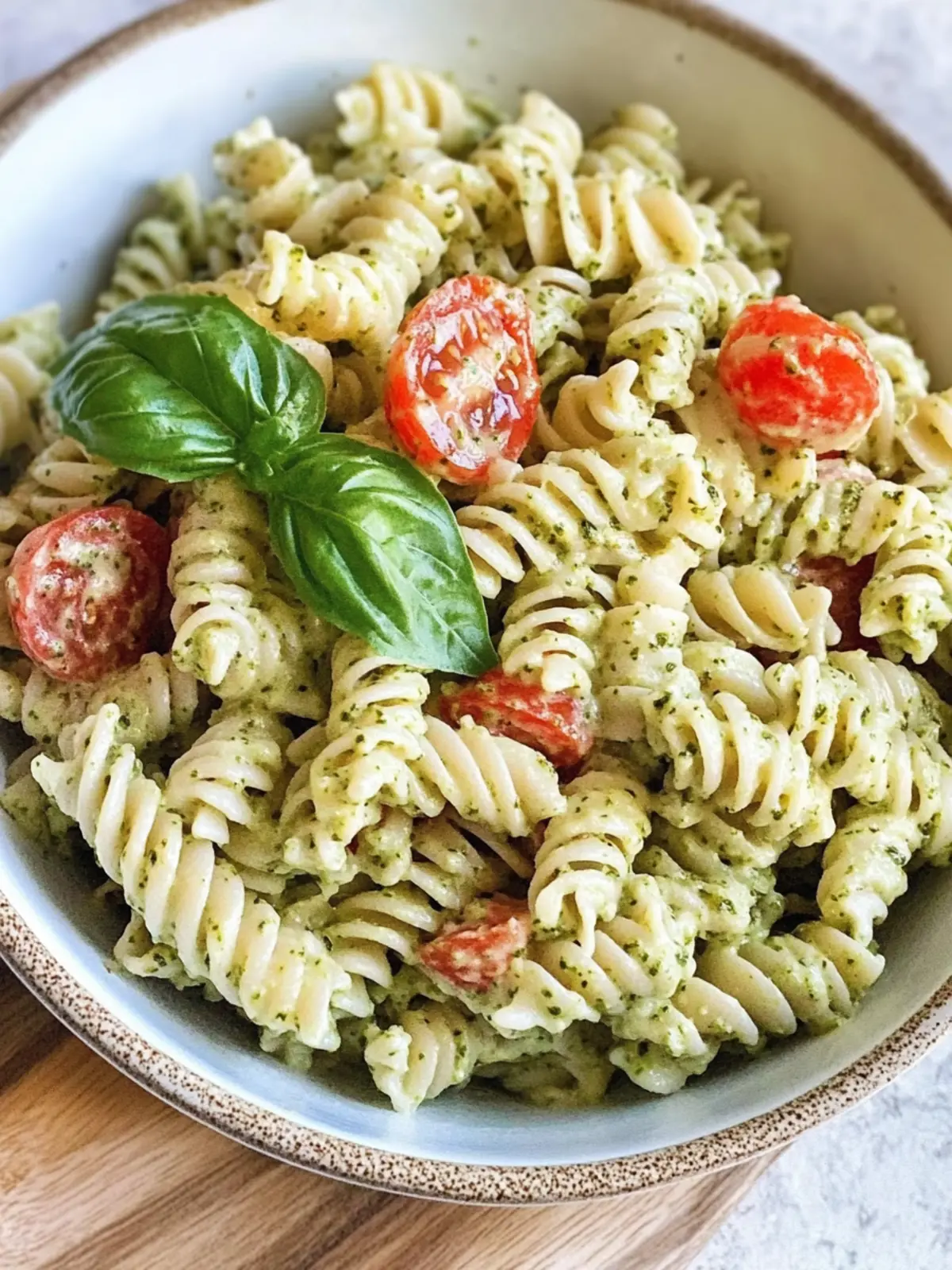 Creamy Pesto Pasta Salad Ready in 10 Minutes for Summer Fun 2 Creamy Pesto Pasta Salad