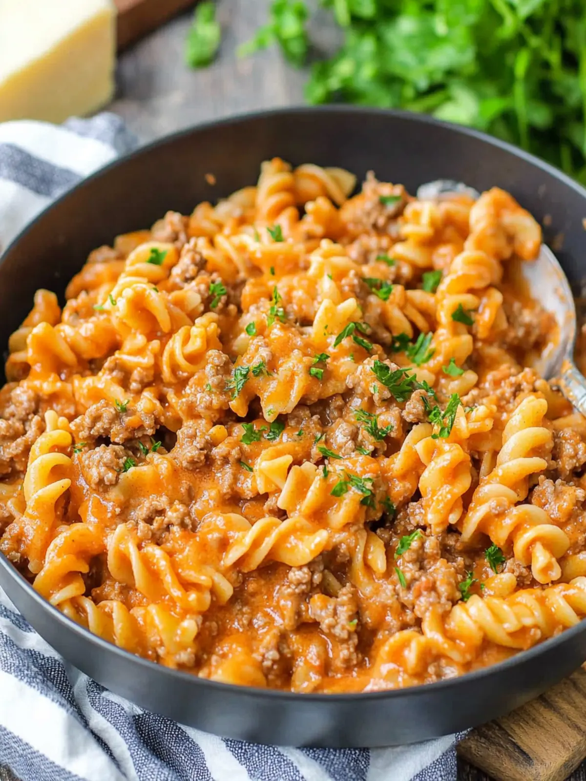 Delicious 30-Minute Creamy Ground Beef Pasta Your Family Will Love 3 Creamy Ground Beef Pasta