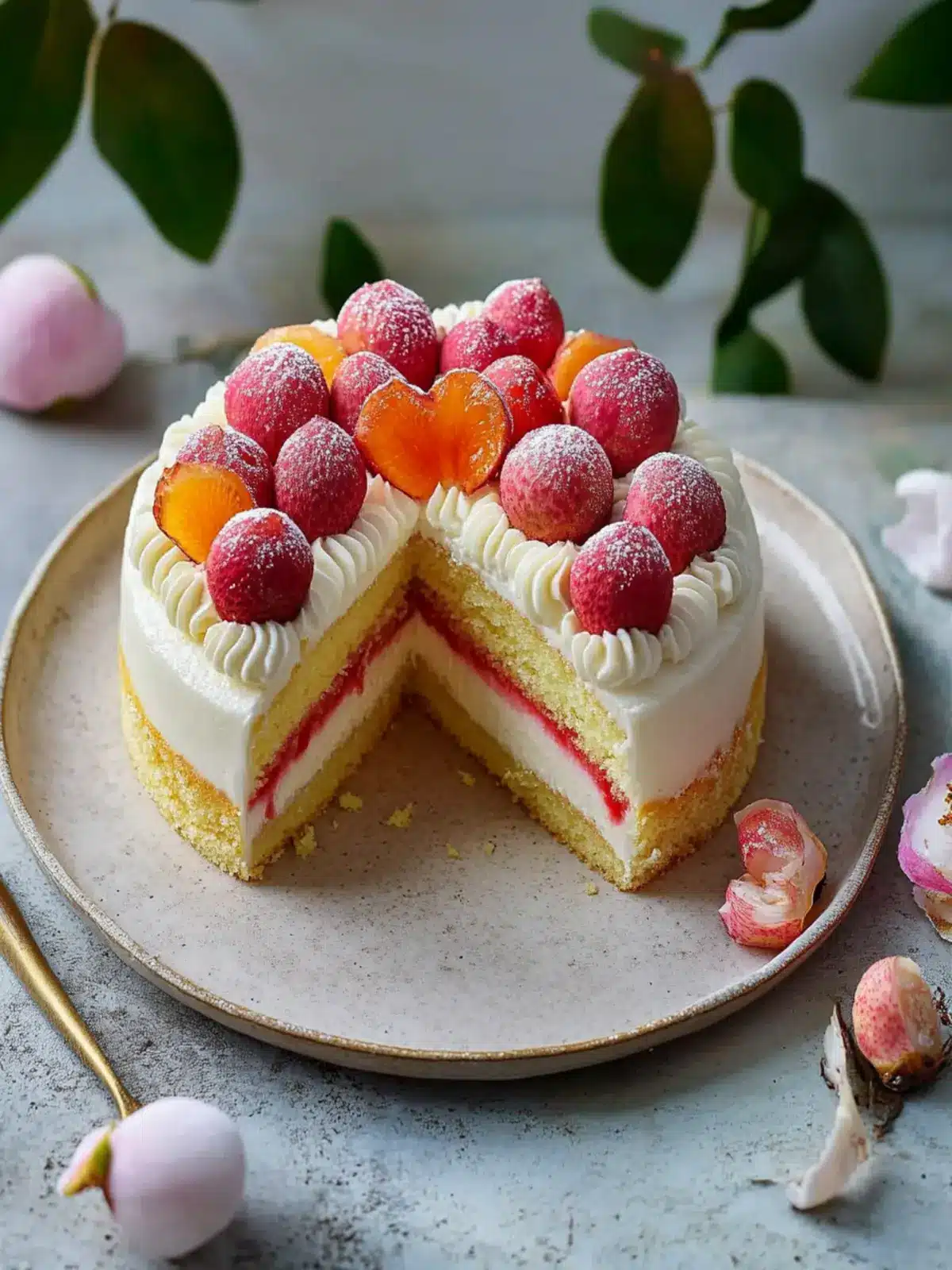 Irresistible Lychee Cake for Lunar New Year Celebrations 3 Lychee Cake- Lunar New Year desserts