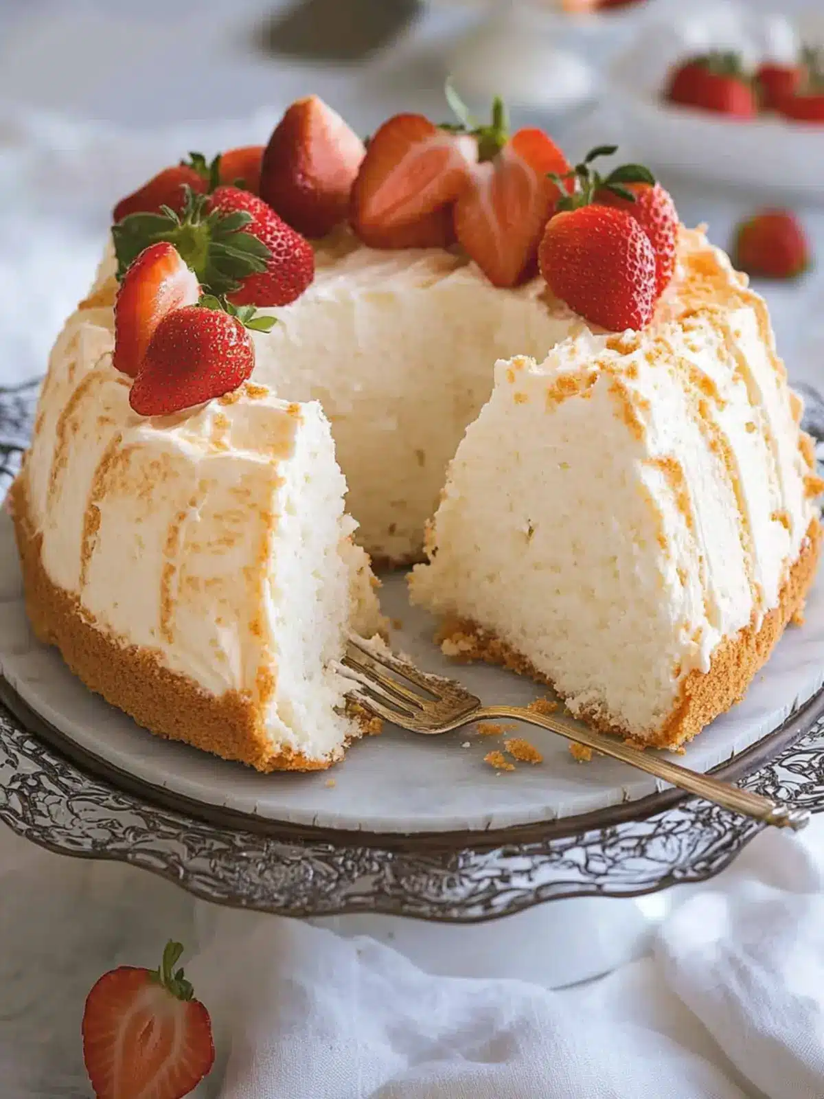 Angel Food Cake Recipe: A Sweet Mother's Day Surprise 3 Angel Food Cake Recipe- To celebrate mother's day