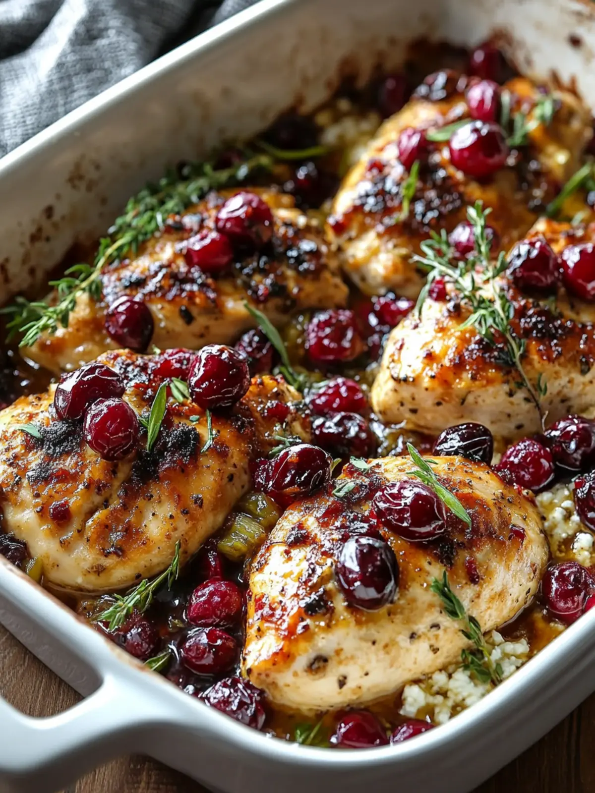 Honey Cranberry Chicken Bake with Ricotta Cheese 40-Minute Delight 3 Honey Cranberry Chicken Bake with Ricotta Cheese Easy, Flavor-Packed Dinner in 40 Minutes!