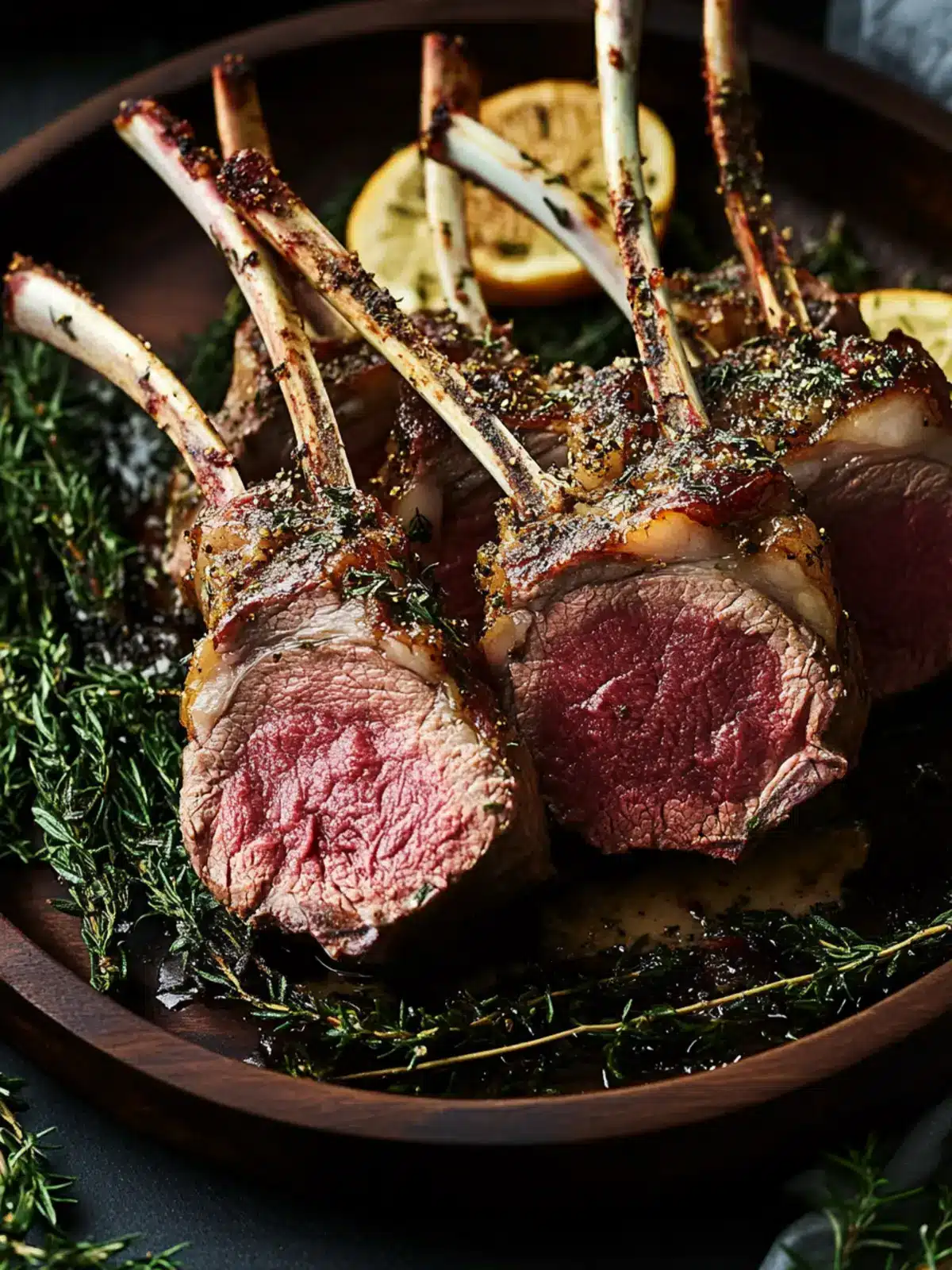 Savory Rack of Lamb with Garlic Herb Oil: Impress with Ease 4 Rack of Lamb