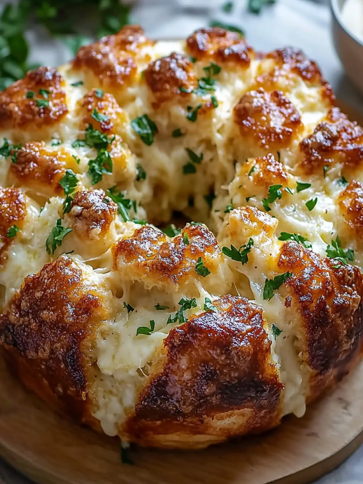 Irresistible Chicken Alfredo Monkey Bread for Fun Gatherings 4 Chicken Alfredo Monkey Bread