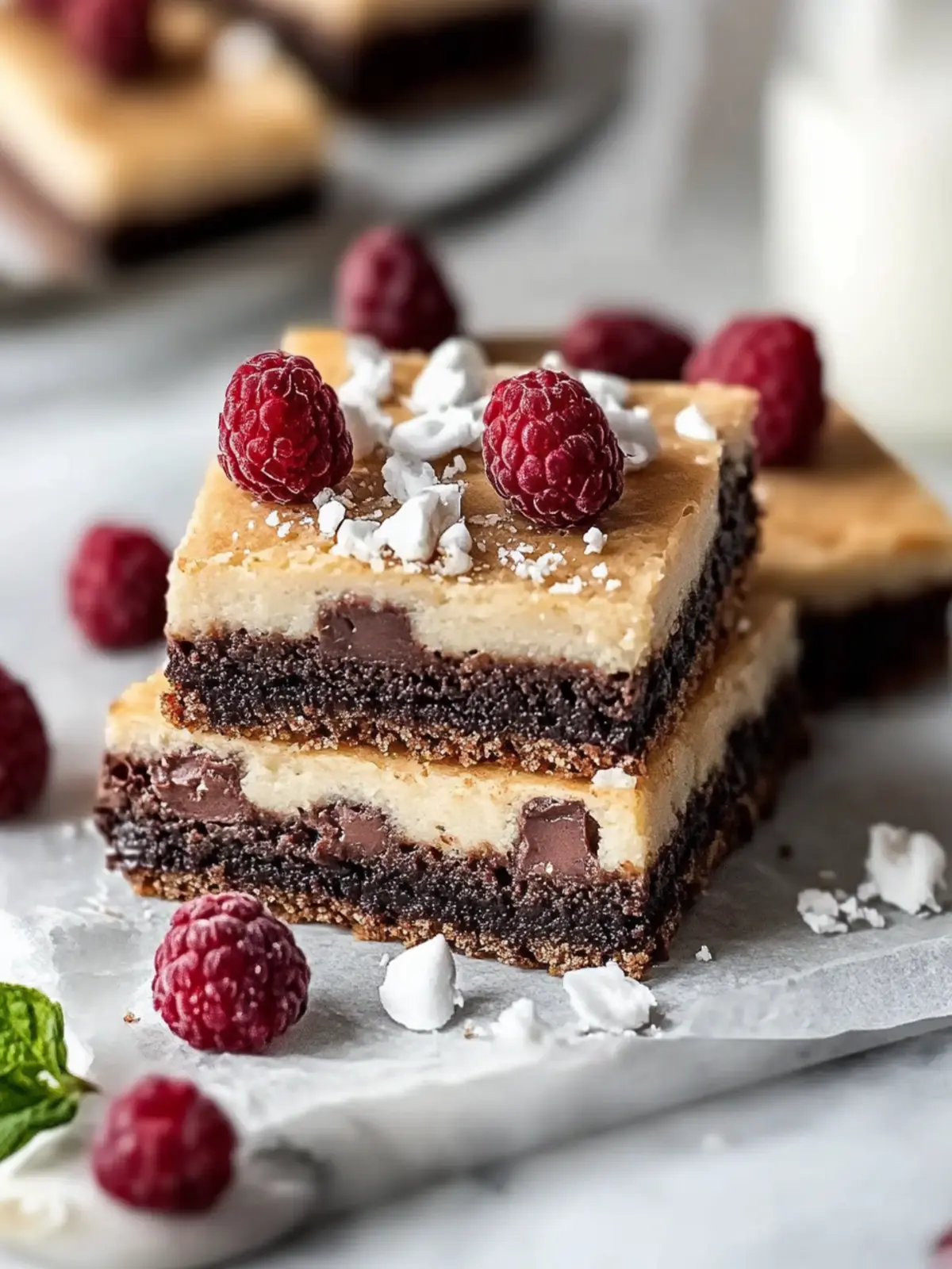 Decadent Double Layer Vegan Brookies for Ultimate Indulgence 2 Double Layer Vegan Brookies