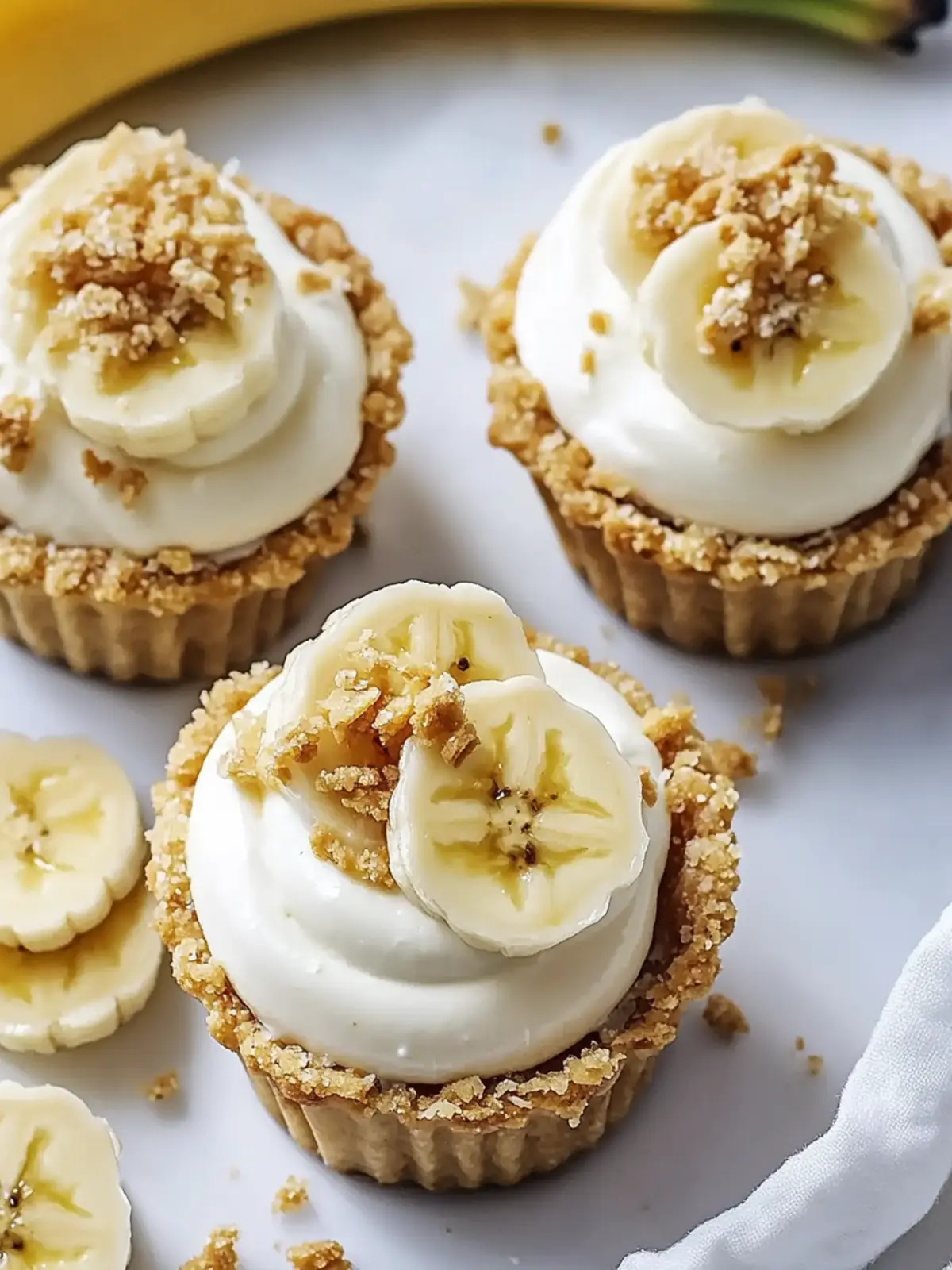 Delicious No-Bake Mini Banana Cream Pies Ready in 25 Minutes 2 No-Bake Mini Banana Cream Pies