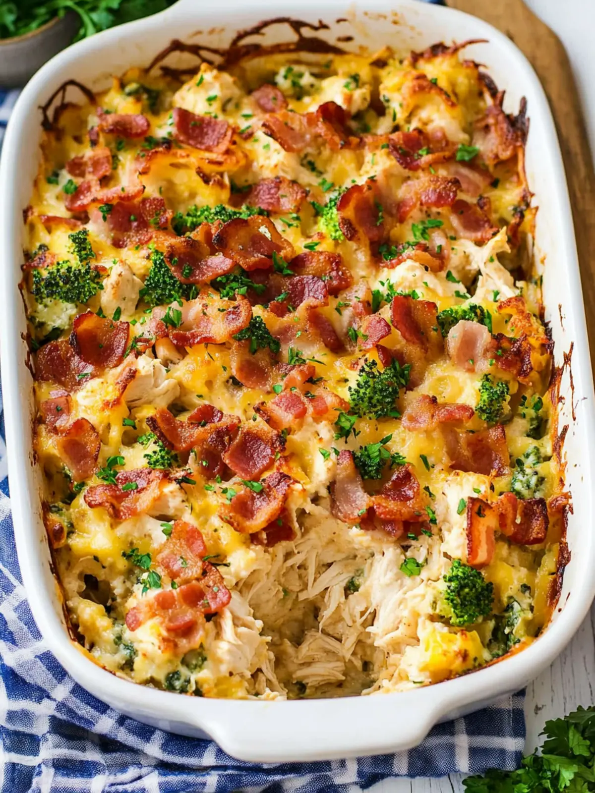 Savory Chicken Bacon Ranch Casserole Your Family Will Love 3 Chicken Bacon Ranch Casserole
