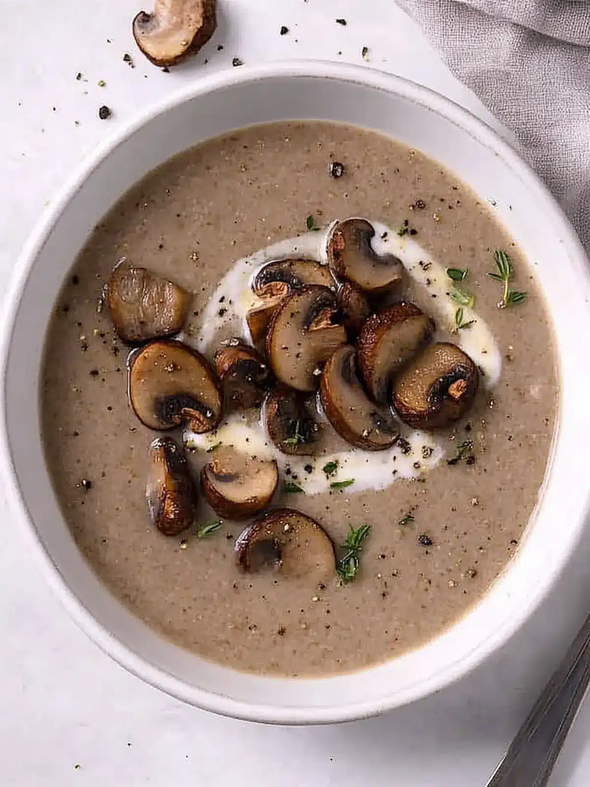 Creamy Roasted Mushroom Soup That Will Warm Your Soul 3 Roasted Mushroom Soup