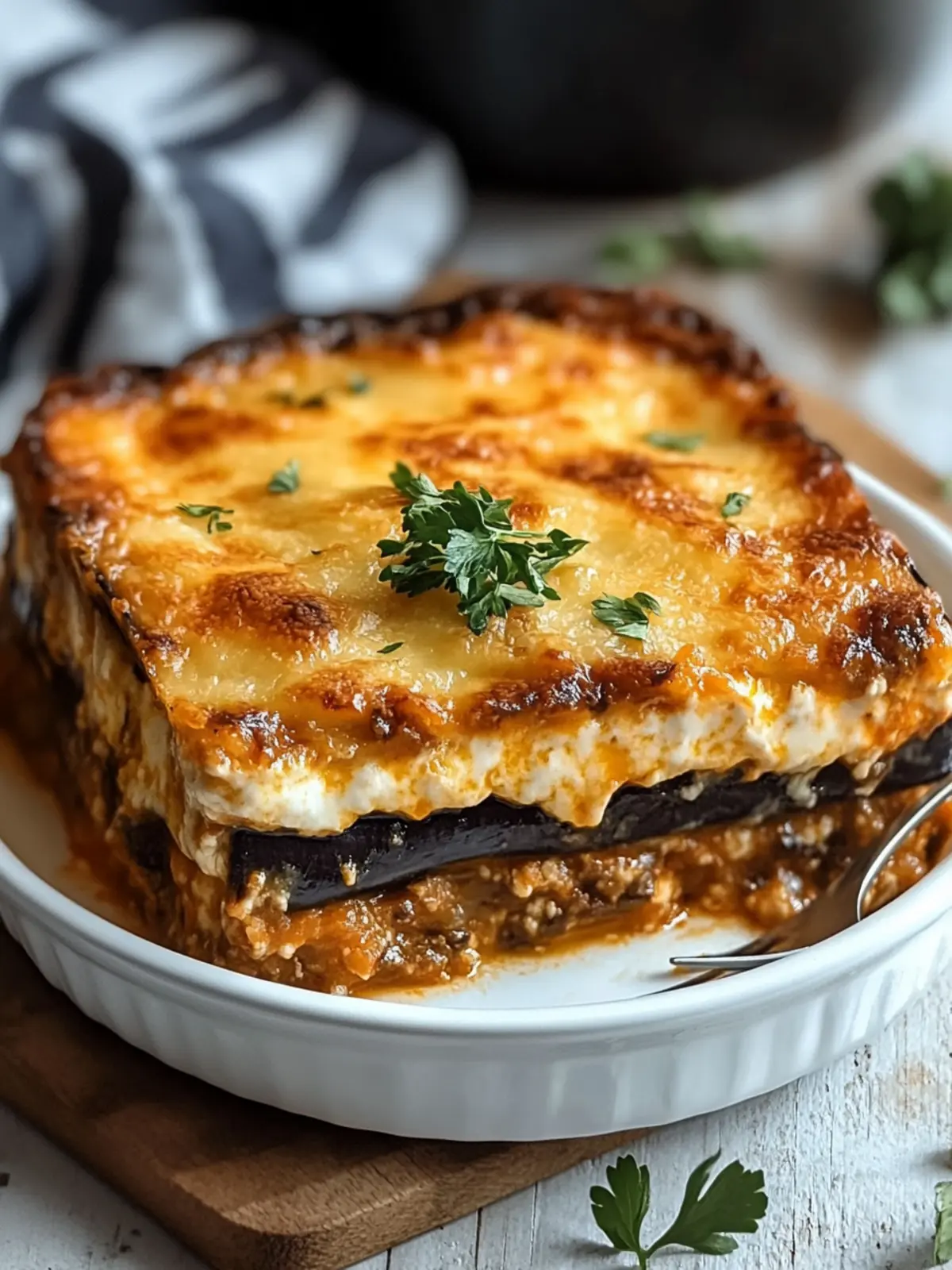 Classic Greek Eggplant Moussaka: Comforting Family Favorite 2 Classic Greek Eggplant Moussaka