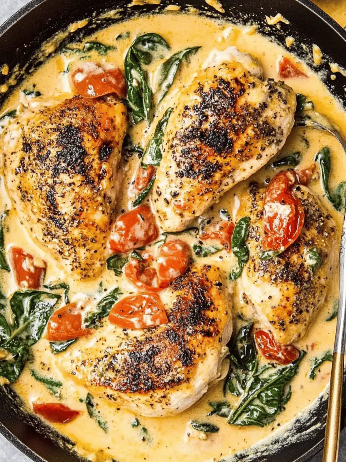 Creamy Tuscan Chicken: Quick Dinner That Wows Every Time 4 Creamy Tuscan Chicken