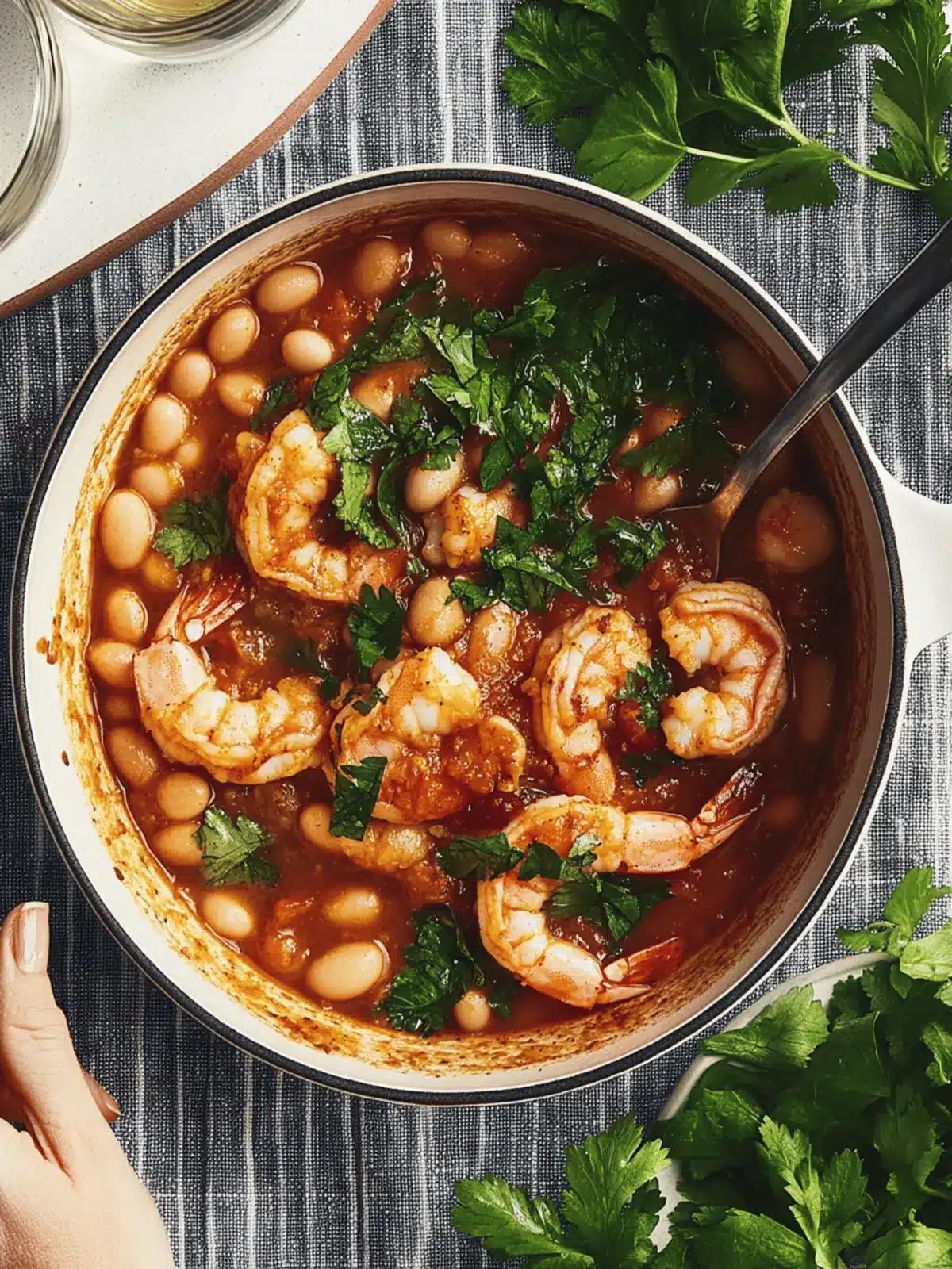 Saucy, Spiced Shrimp and White Beans for Weeknight Wins 4 Saucy, Spiced Shrimp and White Beans