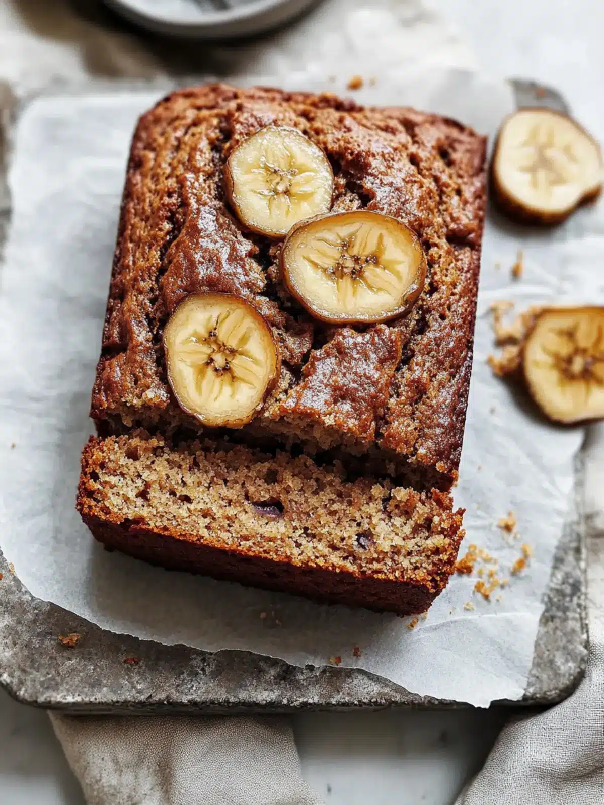 Moist Banana Bread with Maple Mascarpone Magic 2 Banana Bread