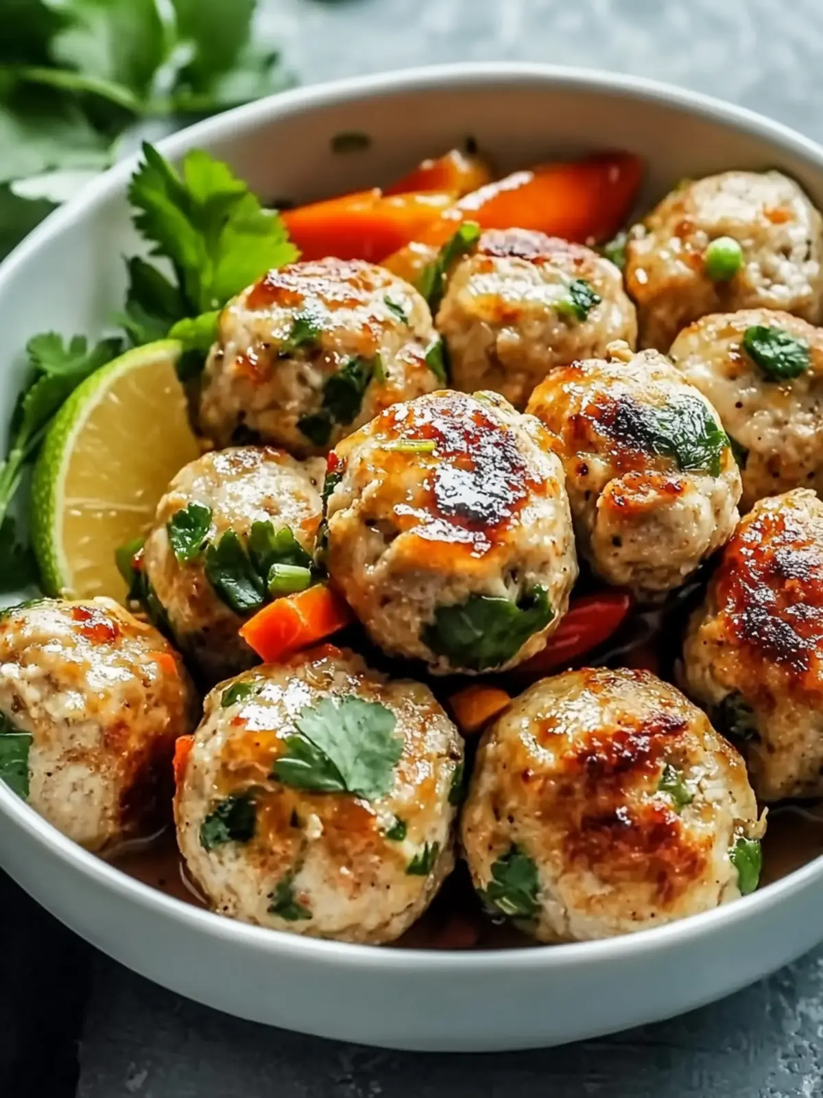 Irresistible Easy Thai Baked Chicken Meatballs You ll Love 3 Easy Thai Baked Chicken Meatballs