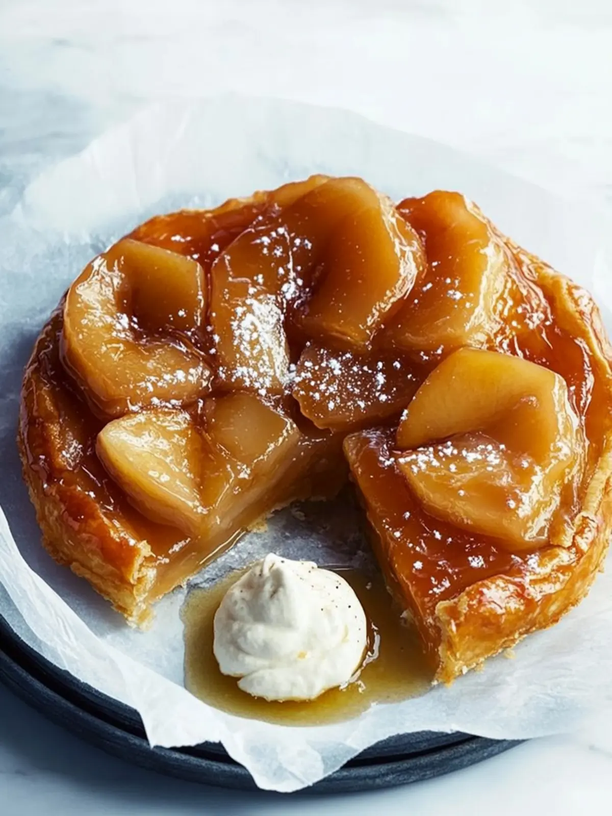 Apple and Vanilla Tarte Tatin: A Crowd-Pleasing New Year Treat 2 apple and vanilla tarte tatin- Crowd-pleasing New Year dish