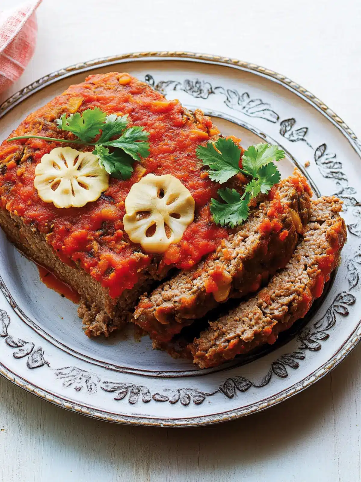 Irresistible Indian Meatloaf with Chickpeas and Pineapple Glaze 4 Indian meatloaf