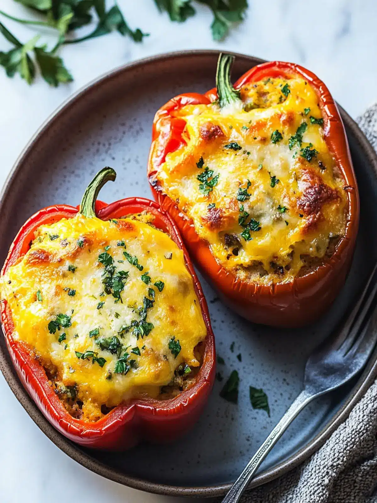 Delicious Breakfast Stuffed Peppers for Easy Meal Prep 2 Breakfast Stuffed Peppers