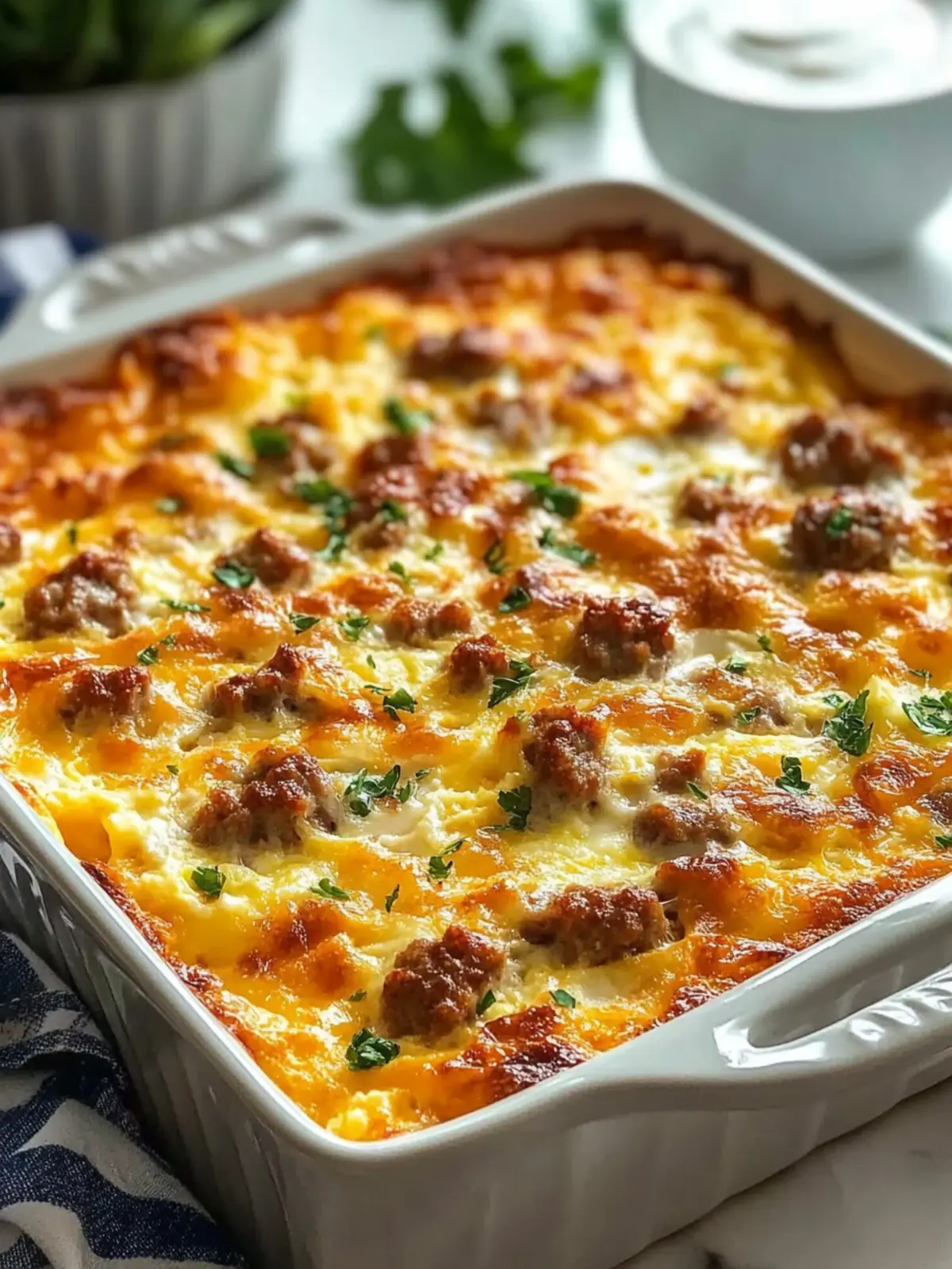Sausage and Egg Breakfast Casserole for Busy Mornings 4 Sausage and Egg Breakfast Casserole
