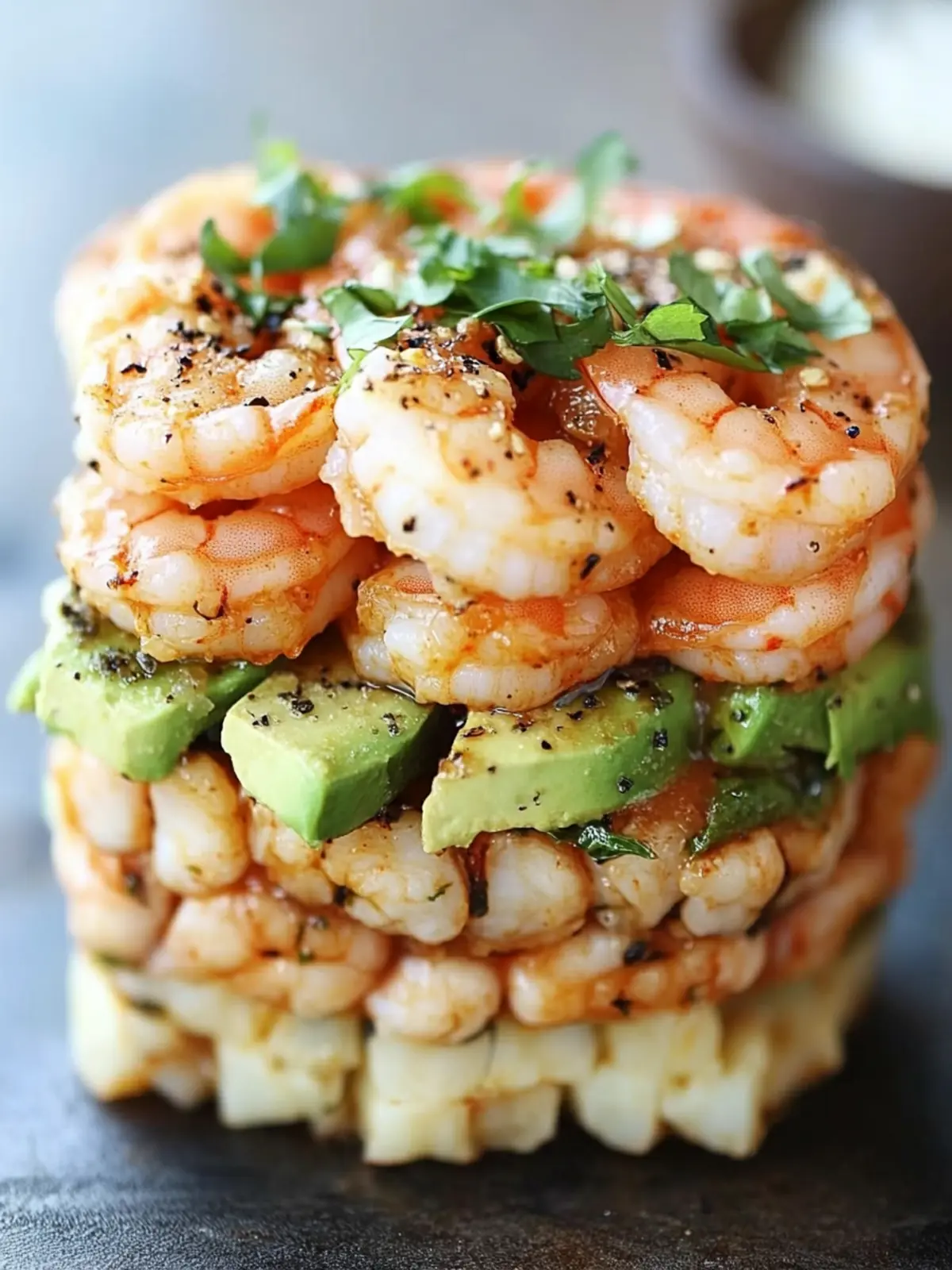 Spicy California Shrimp Stack: A Quick Sushi-Inspired Delight 2 Spicy California Shrimp Stack